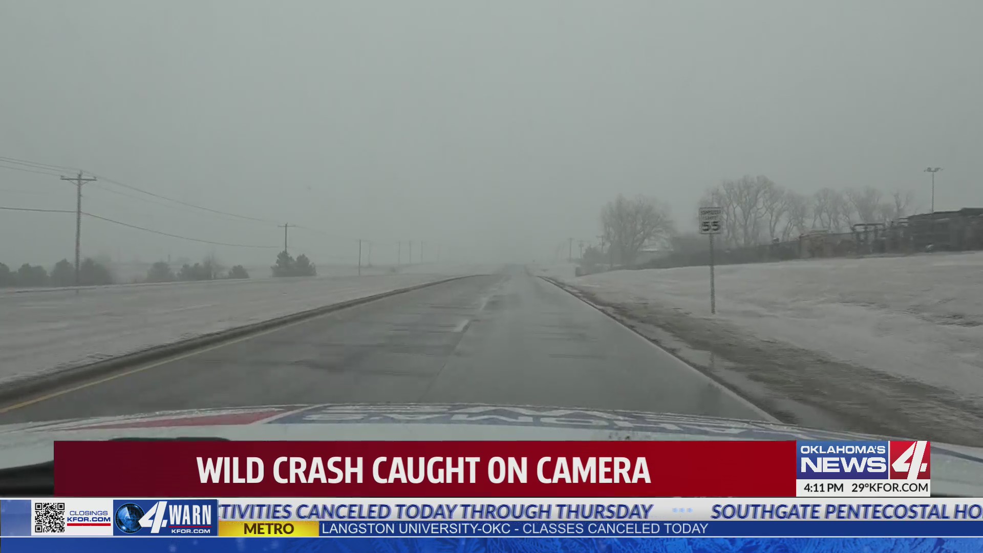 Wild crash caught on camera – KFOR.com Oklahoma City