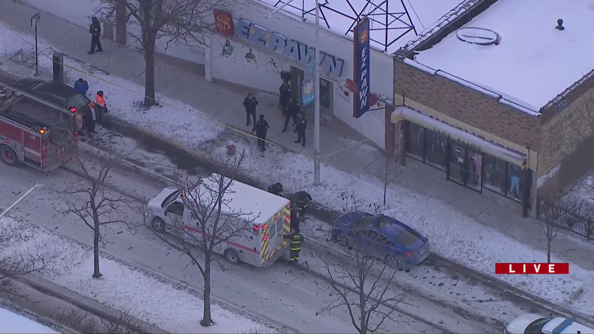 1 dead, 1 in custody after shooting at South Side business – WGN-TV