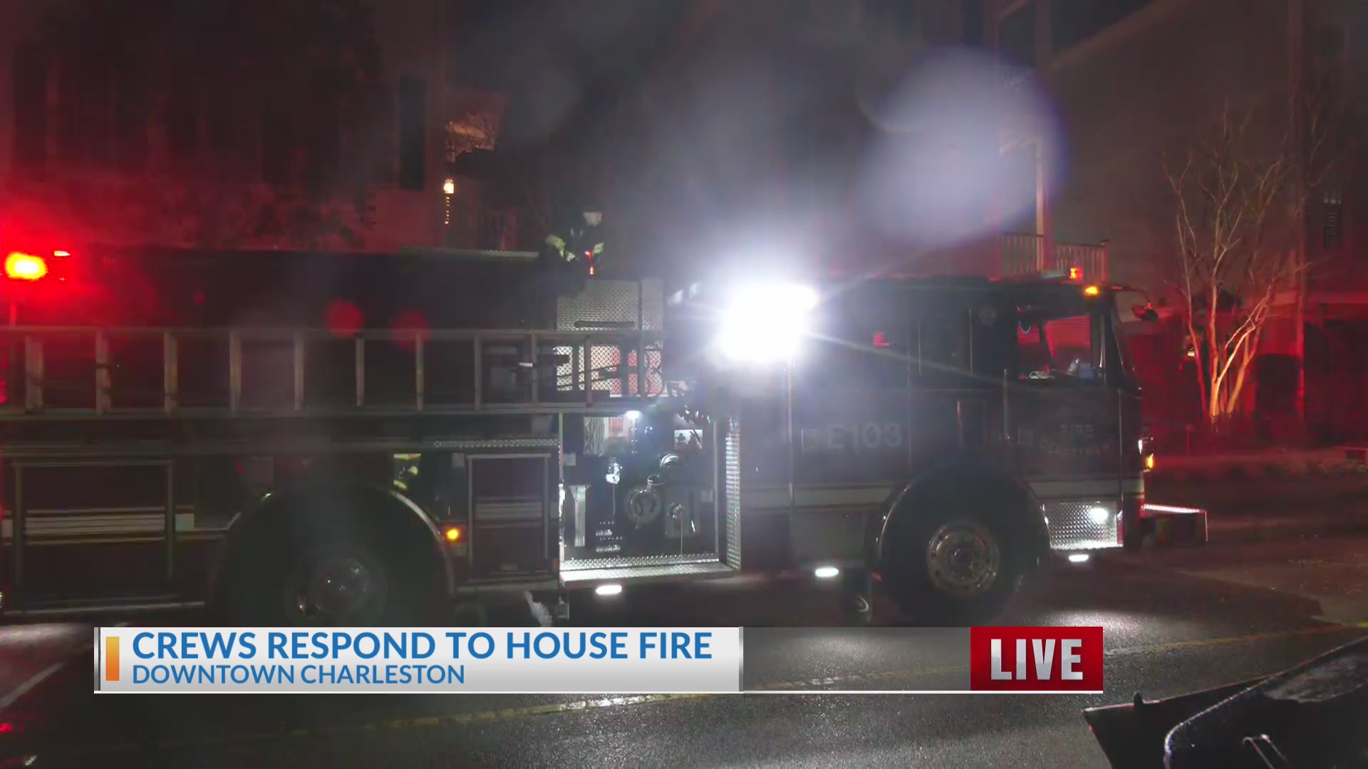 Crews respond to fire at three-story home on Wentworth Street – WCBD News 2