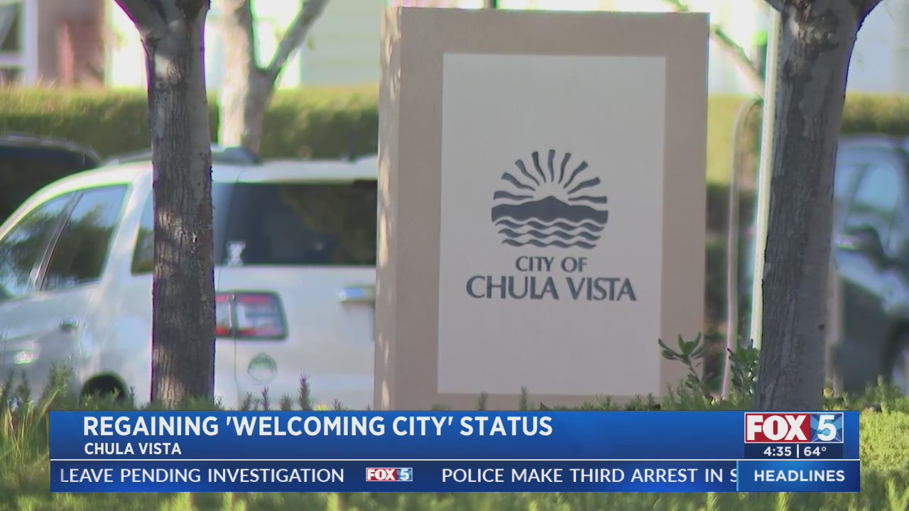 Chula Vista Regains ‘Welcoming City’ Status – FOX 5 San Diego & KUSI News