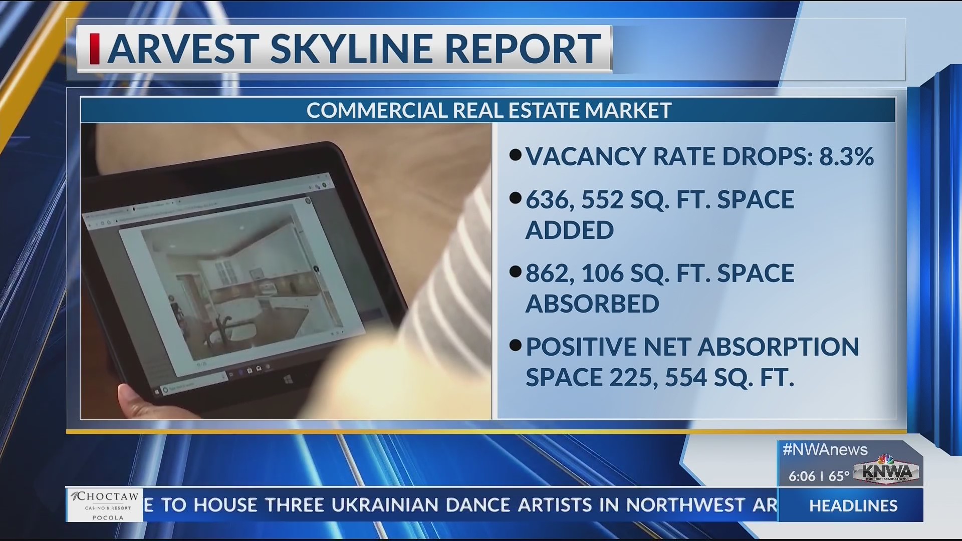 Arvest Skyline commerial real estate report – KNWA FOX24