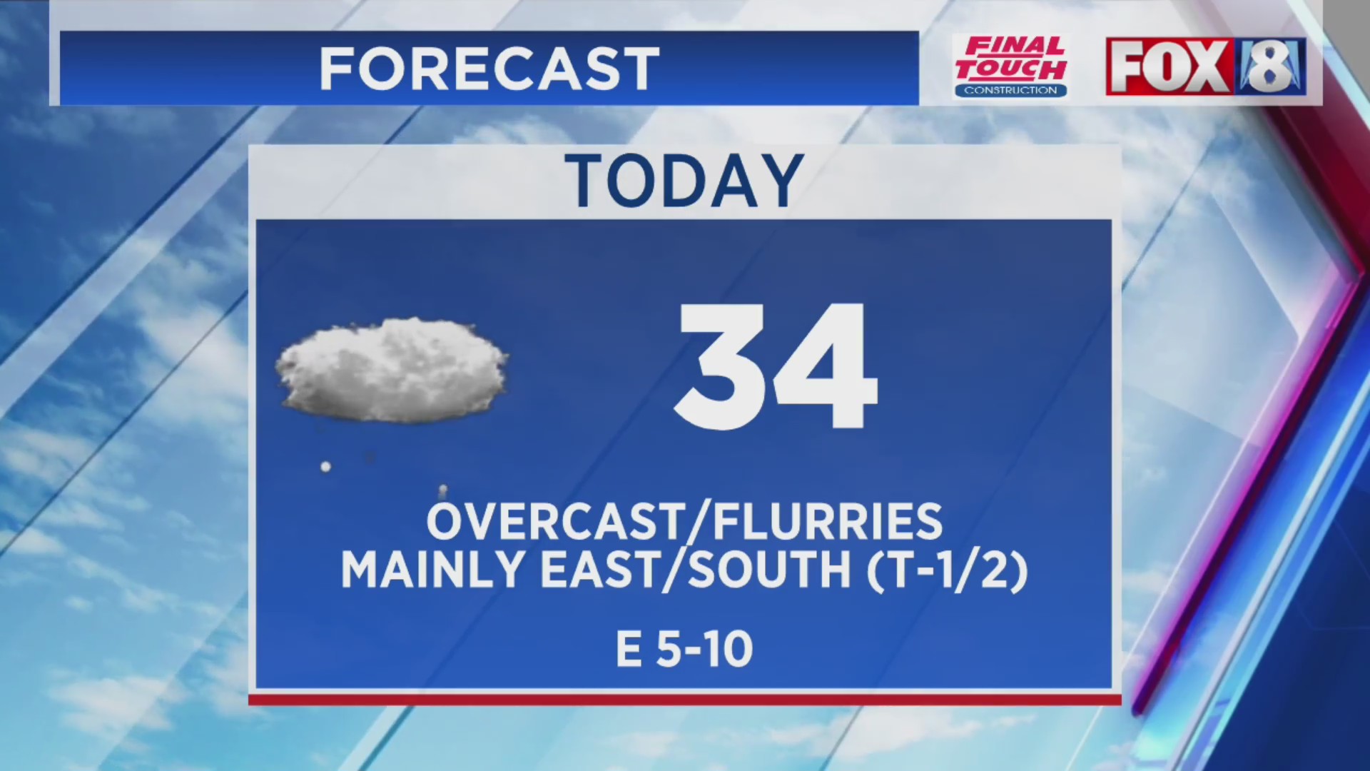 Light snow this weekend – Fox 8 Cleveland WJW