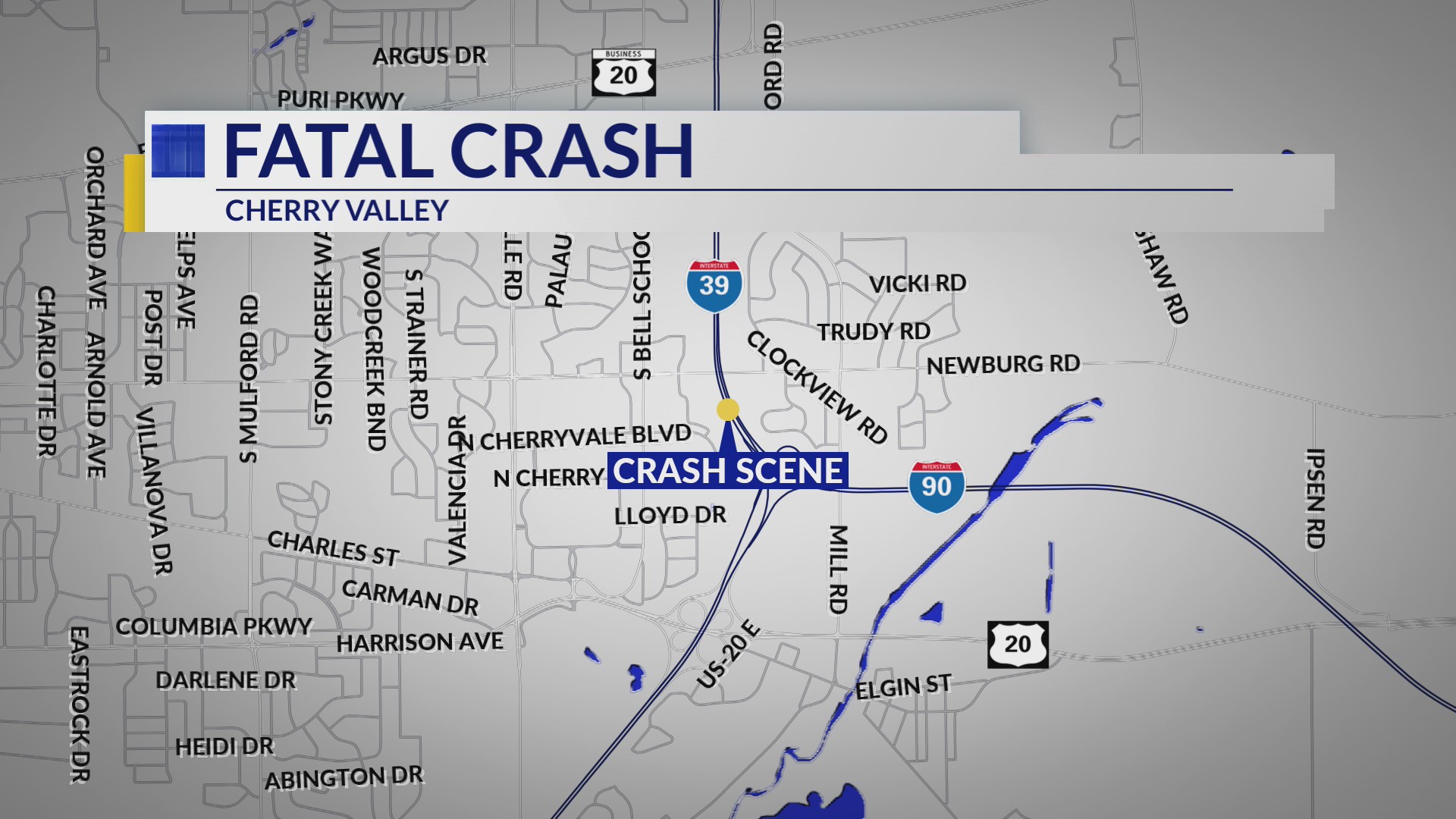 Two men killed in fiery semi crash on I-90 exit ramp in Cherry Valley ...
