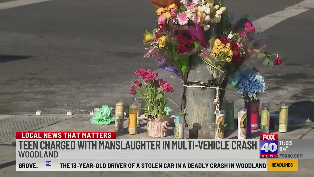 13-year-old charged with manslaughter in multi-vehicle crash – FOX40 News