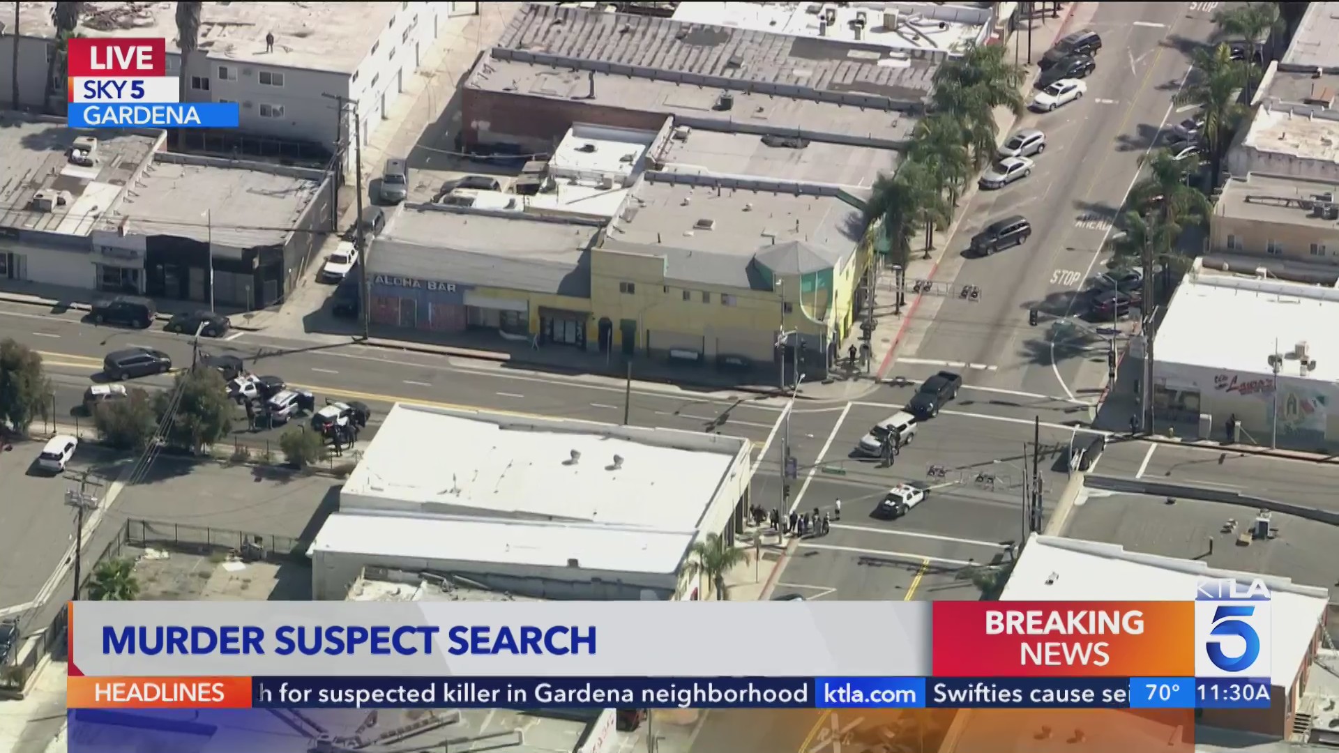 Police perimeter established to find suspected killer – KTLA