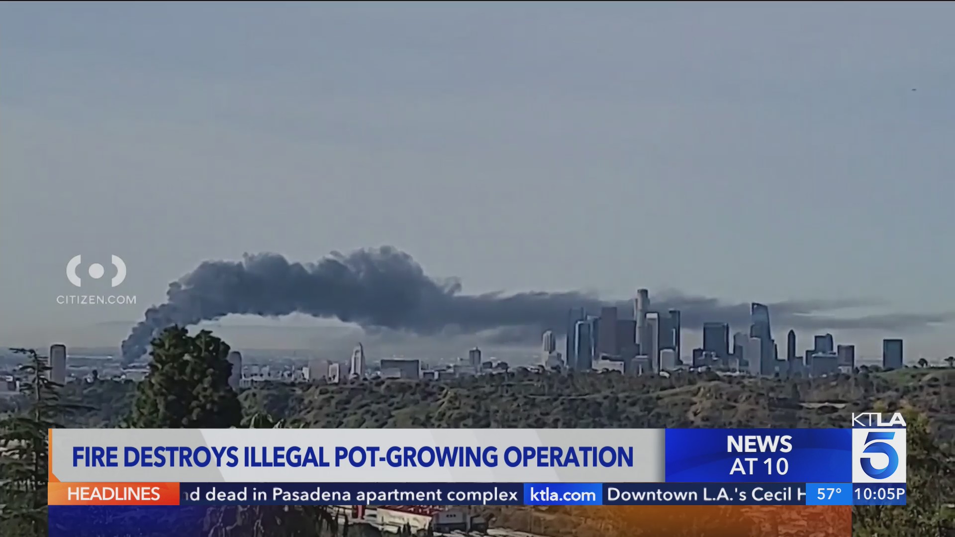 Firefighters injured fighting blast at downtown Los Angeles cannabis ...