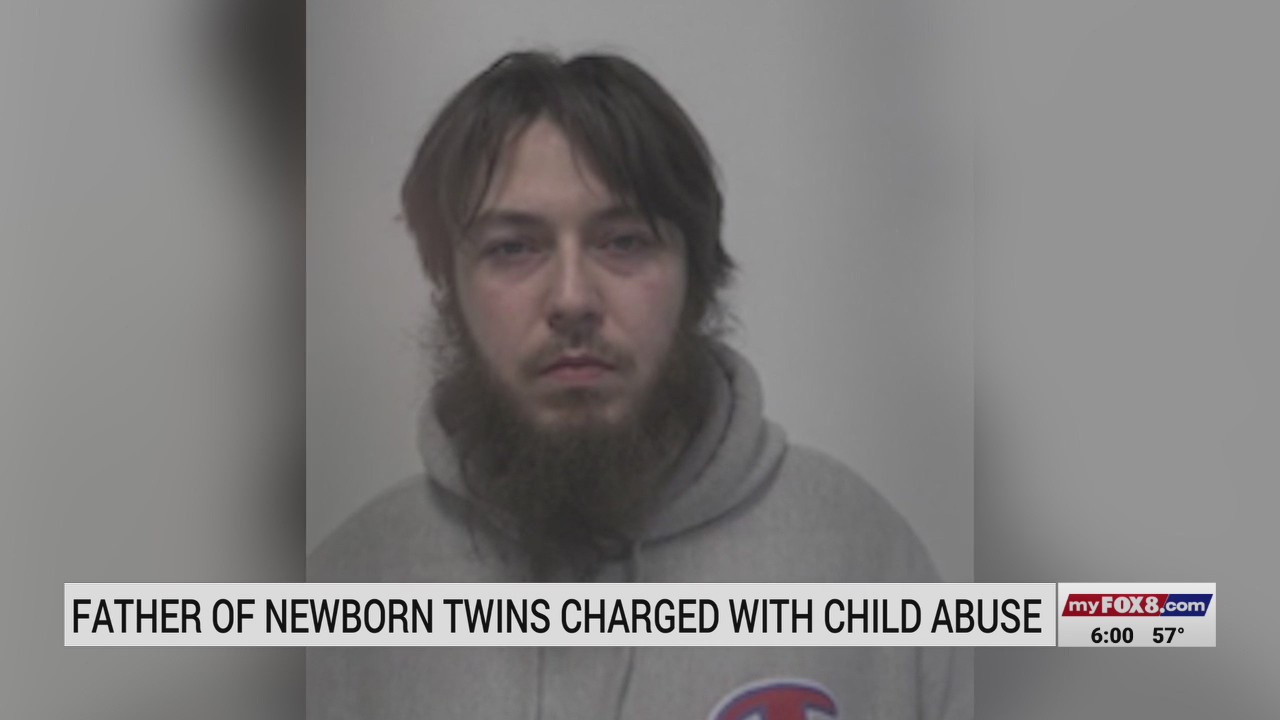 Father of newborn twins charged with child abuse – FOX8 WGHP