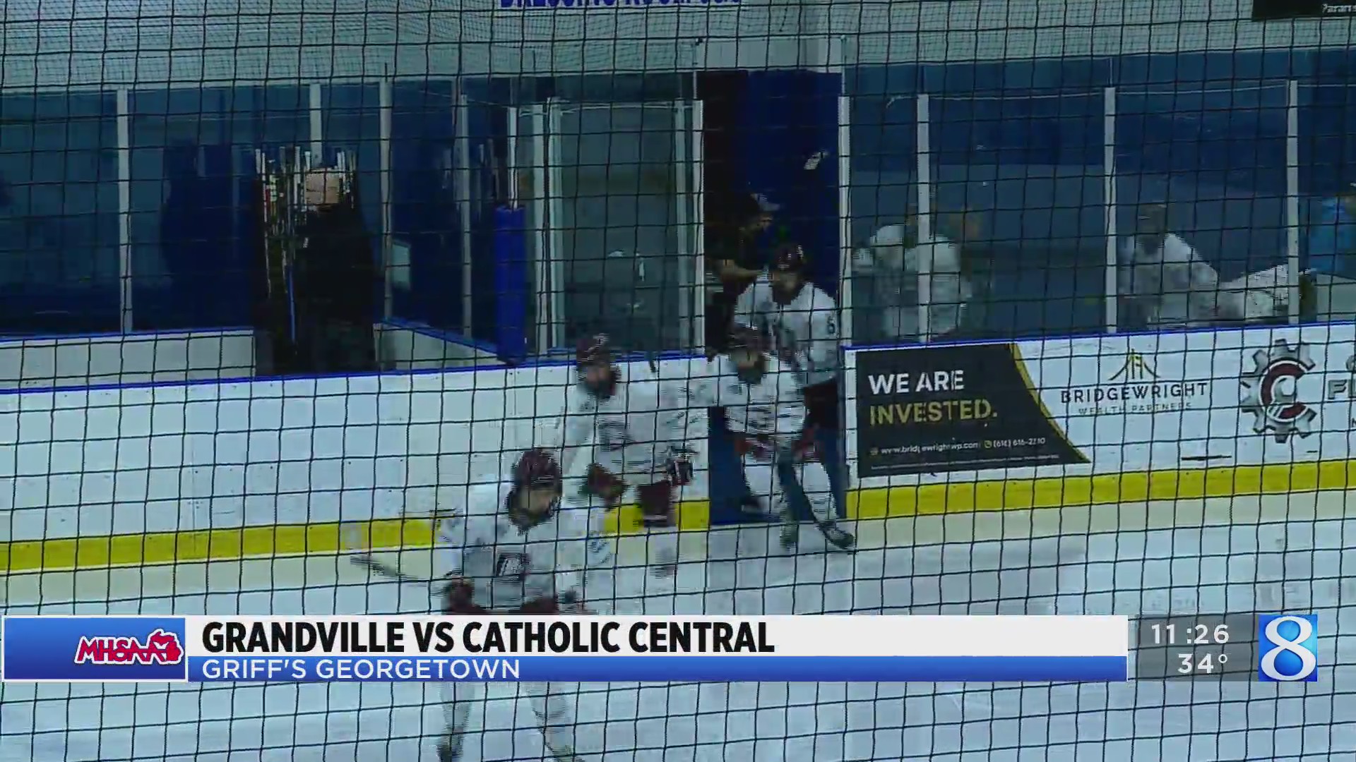 Catholic Central vs. Grandville boys’ hockey NBC4 WCMHTV