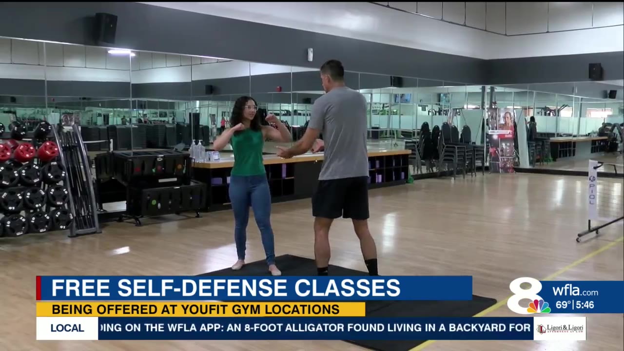Woman attacked during workout partners with gym for free selfdefense classes WFLA