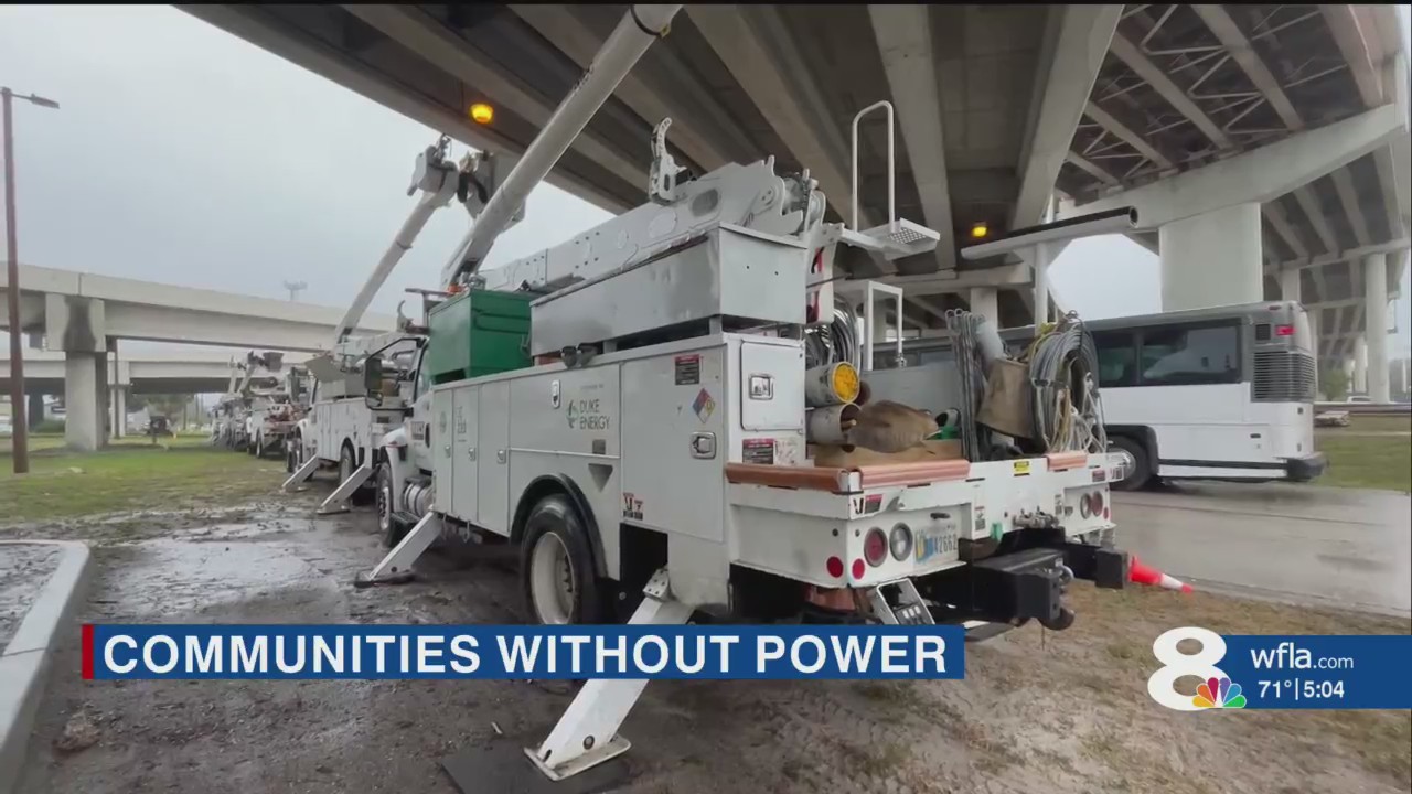Duke Energy restoring power to thousands after Tropical Storm Nicole – WFLA