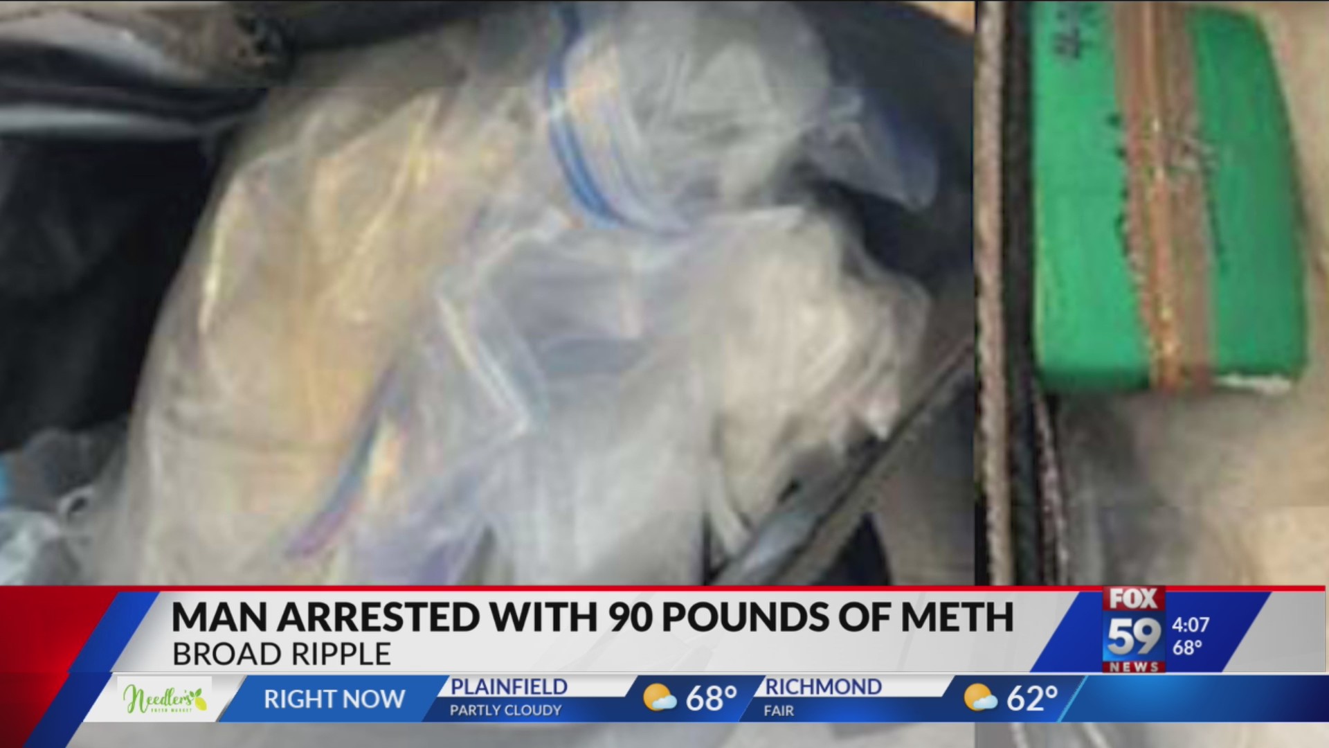 Indy man charged after Broad Ripple drug bust uncovers 90+ pounds of ...