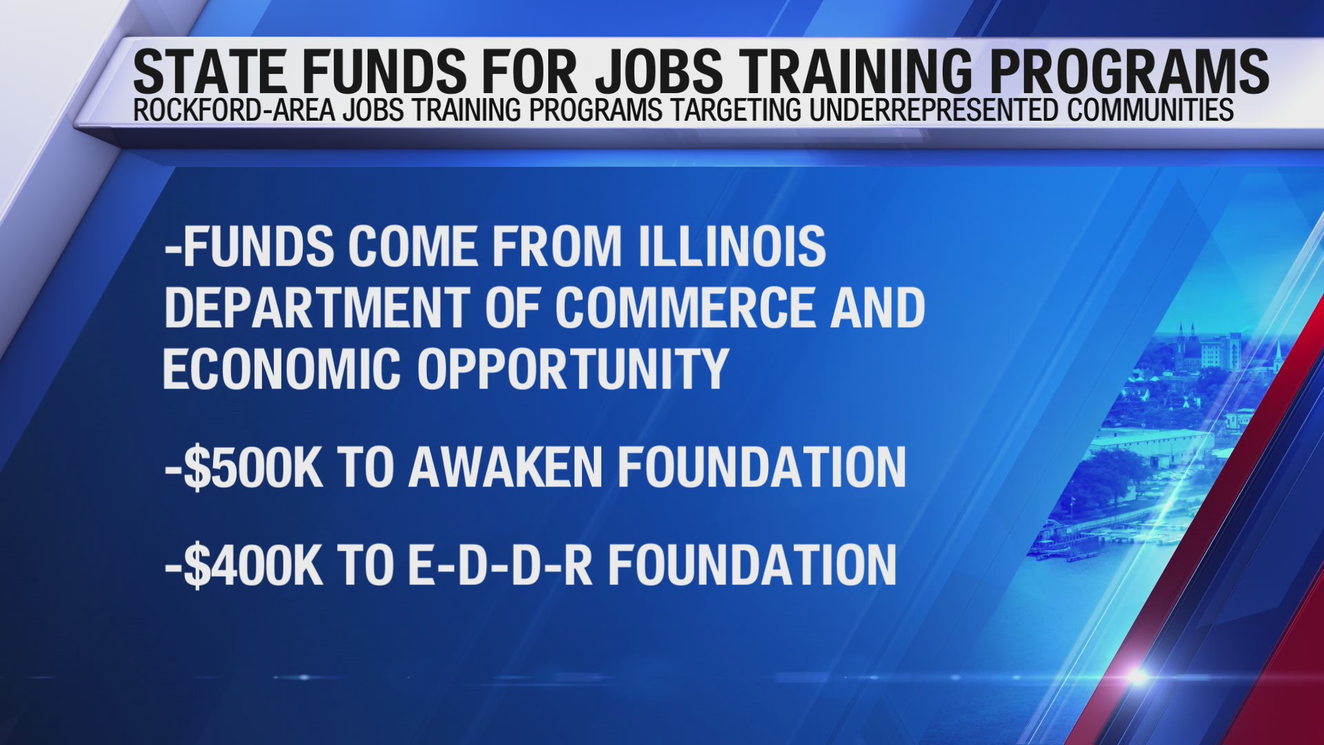 Rockford area job training programs receive state funding MyStateline