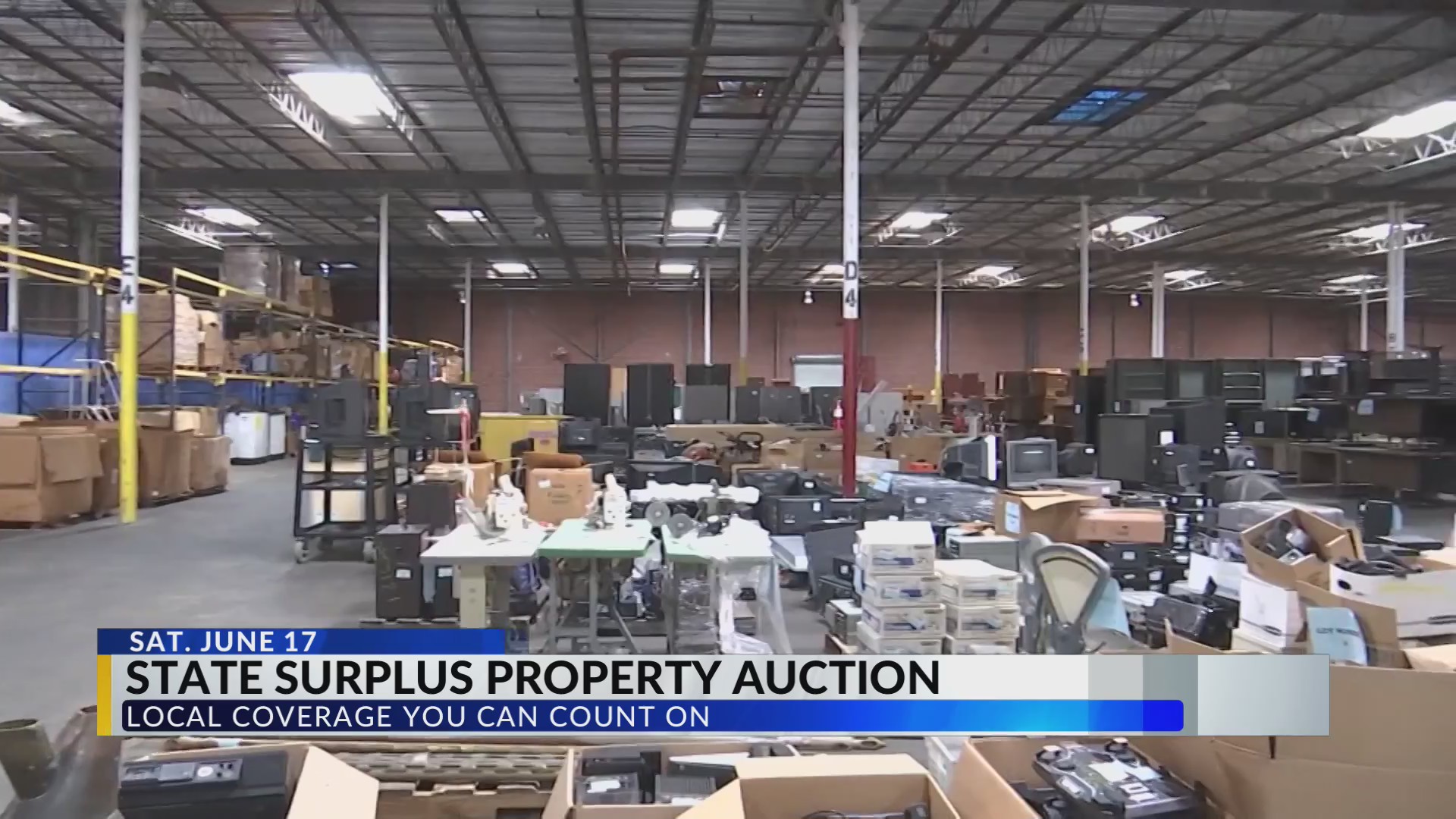 Online state surplus property auction starts Saturday CBS 42