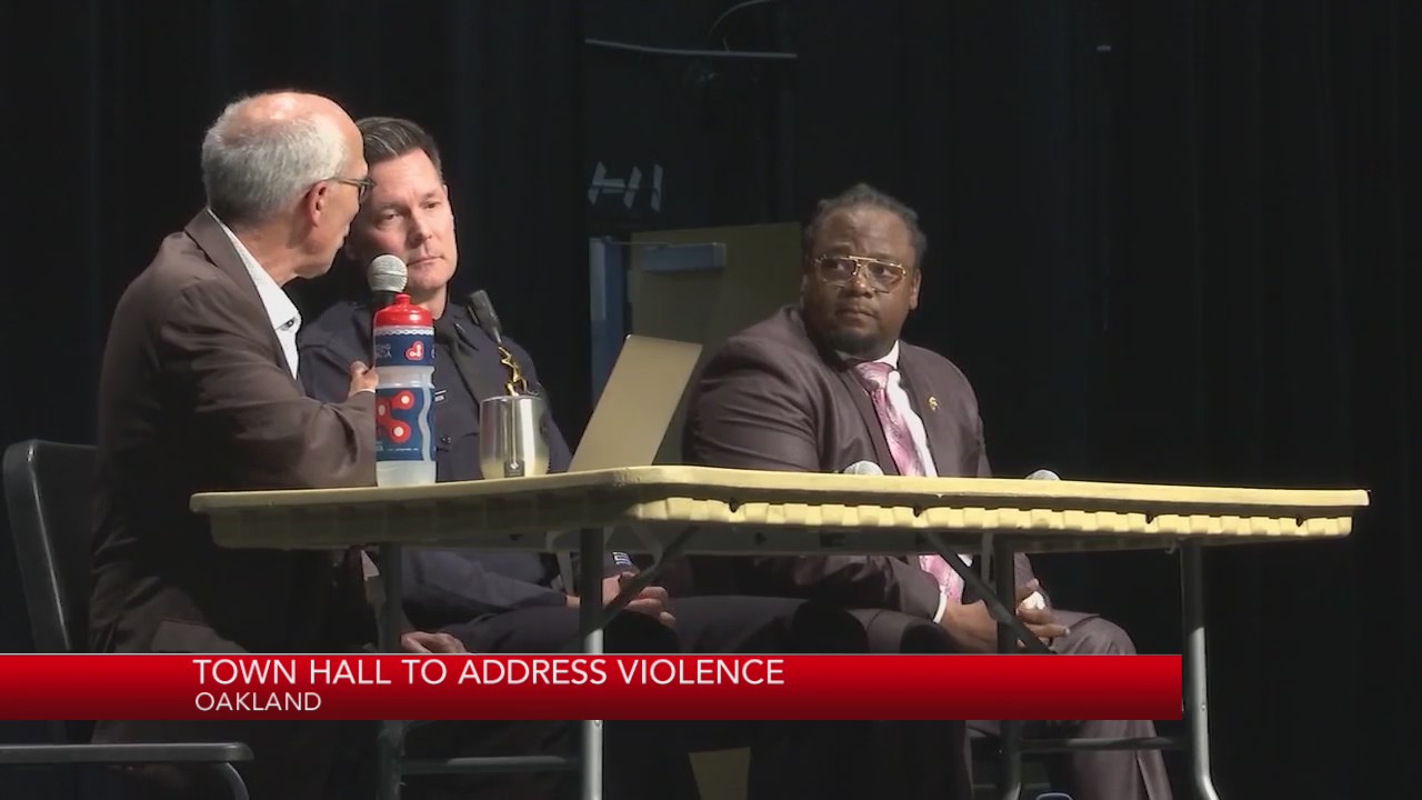 Oakland town hall held to address violence KRON4