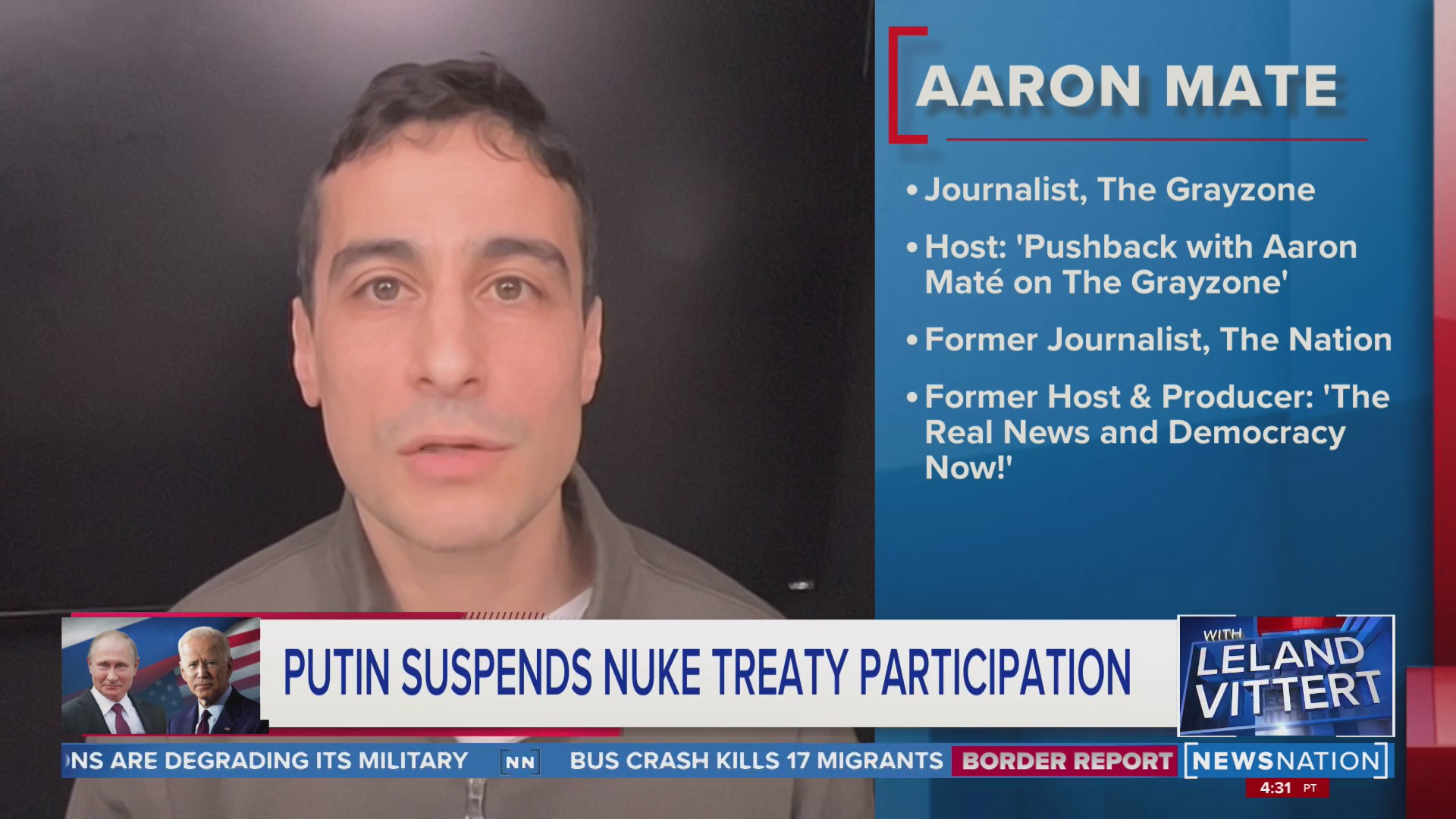 Is support of Ukraine exposing US to larger threats? | On Balance ...