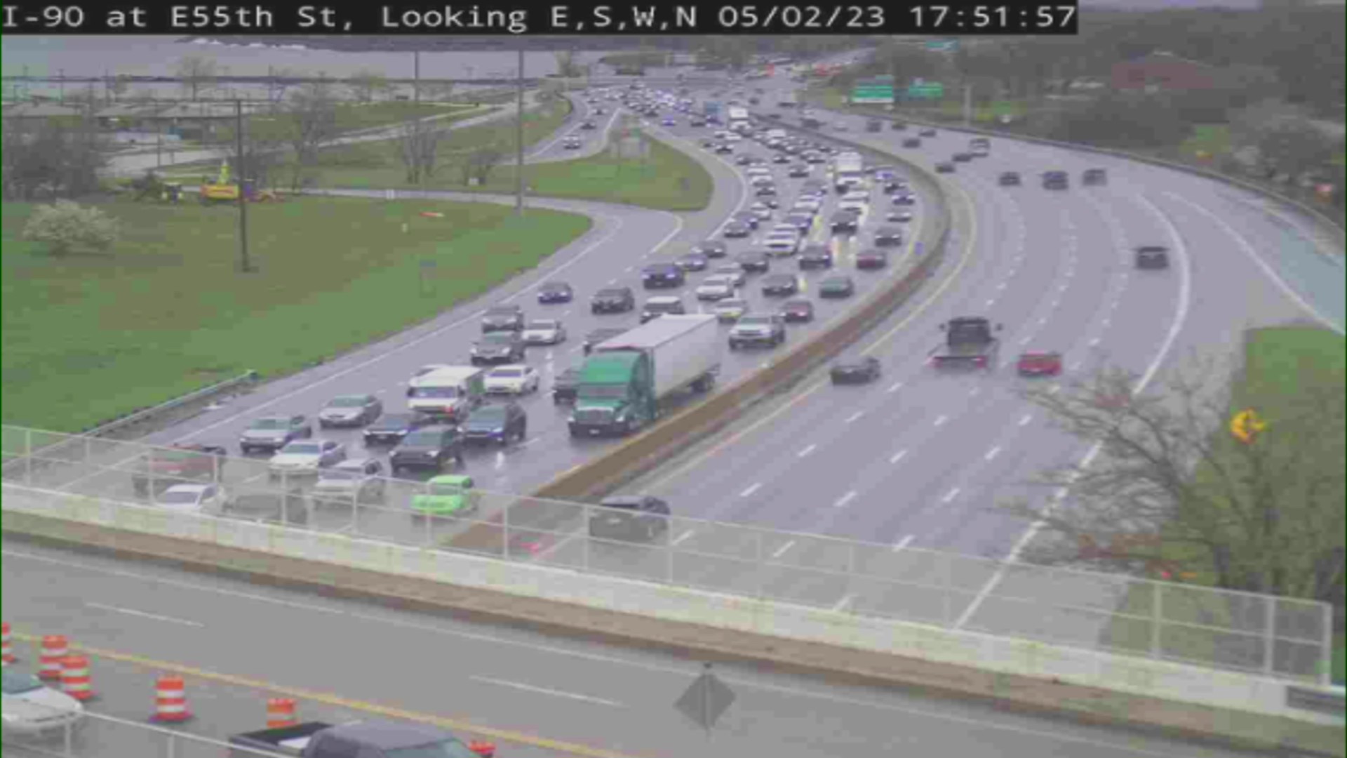 Crash backs up I-90 traffic in Cleveland – Fox 8 Cleveland WJW