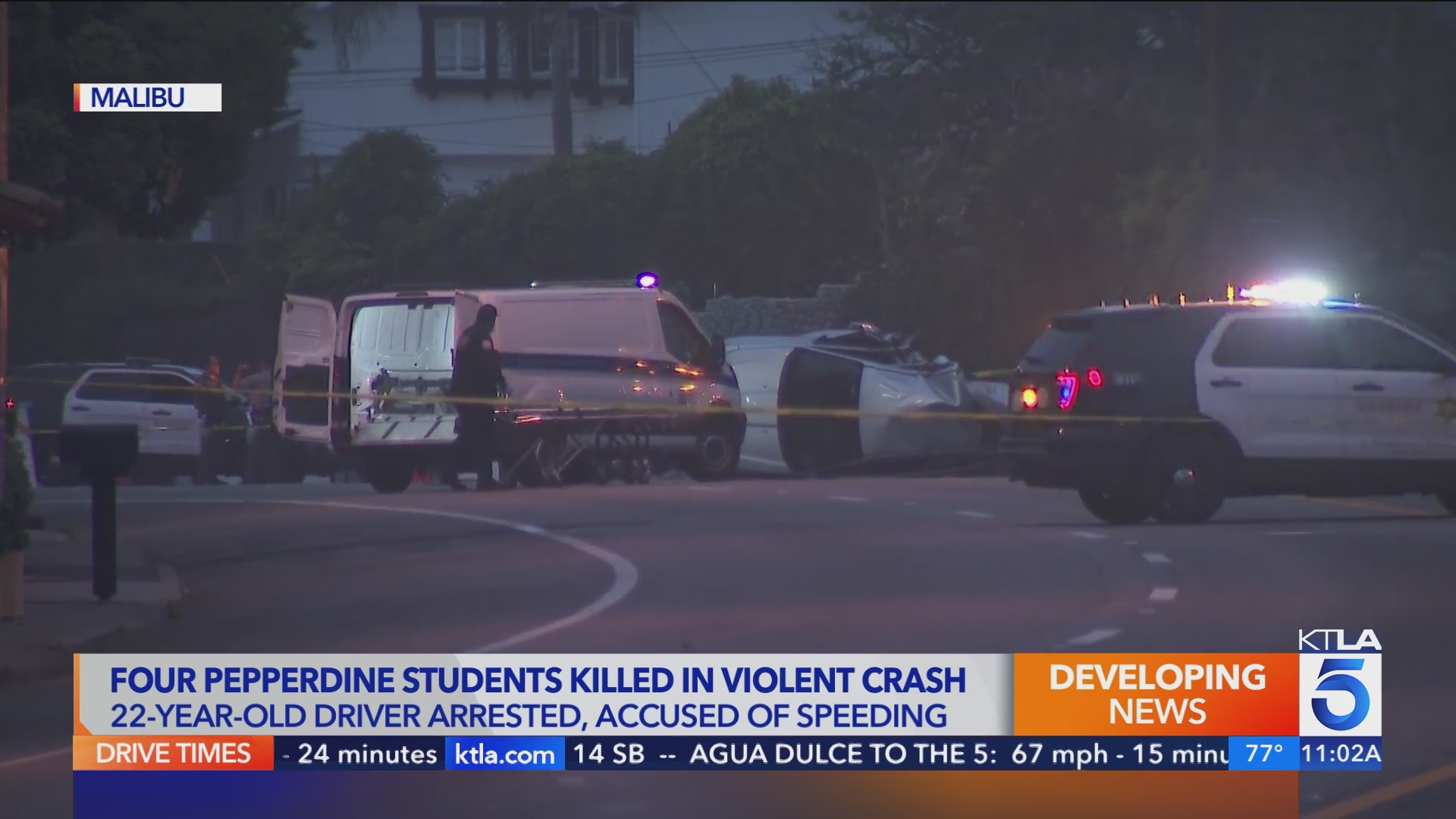 4 young women killed in Malibu crash were Pepperdine students – KTLA