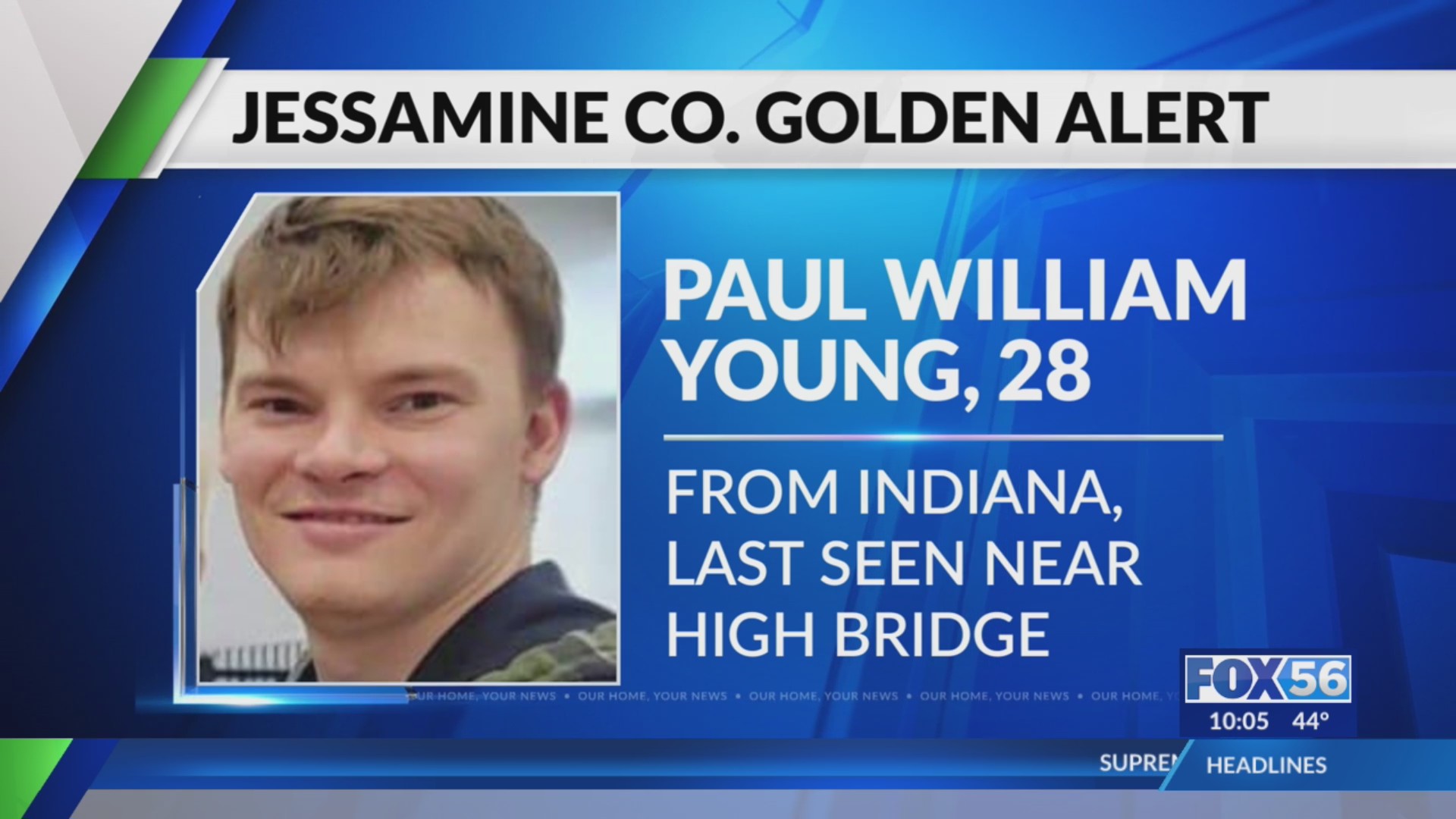 Ind. man last seen in Jessamine County, ‘no known connections’ to area