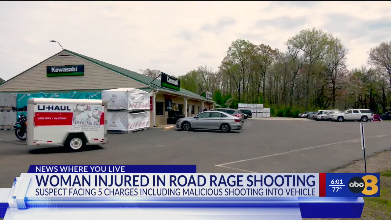 Nearby worker reacts after a woman shot during possible road rage ...