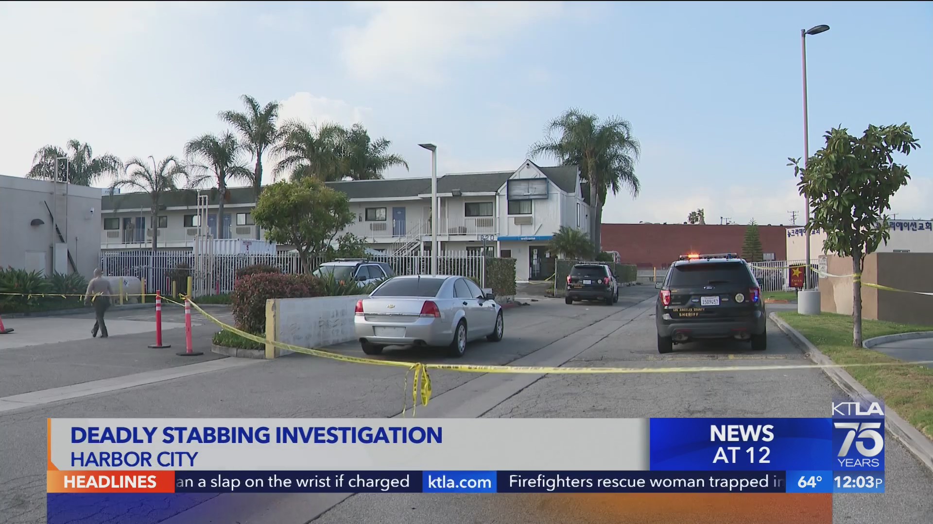 Deadly stabbing investigation underway n Harbor City KTLA