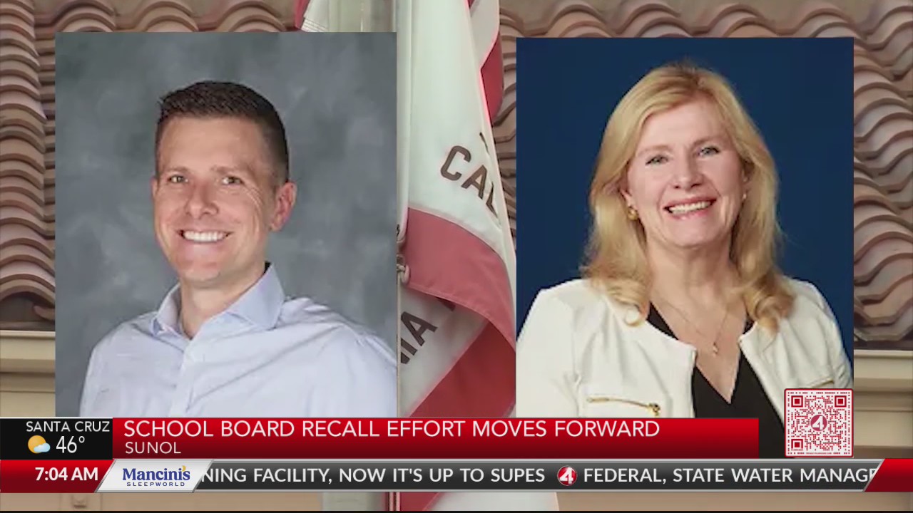 Sunol Glen school board recall effort moves forward – KRON4