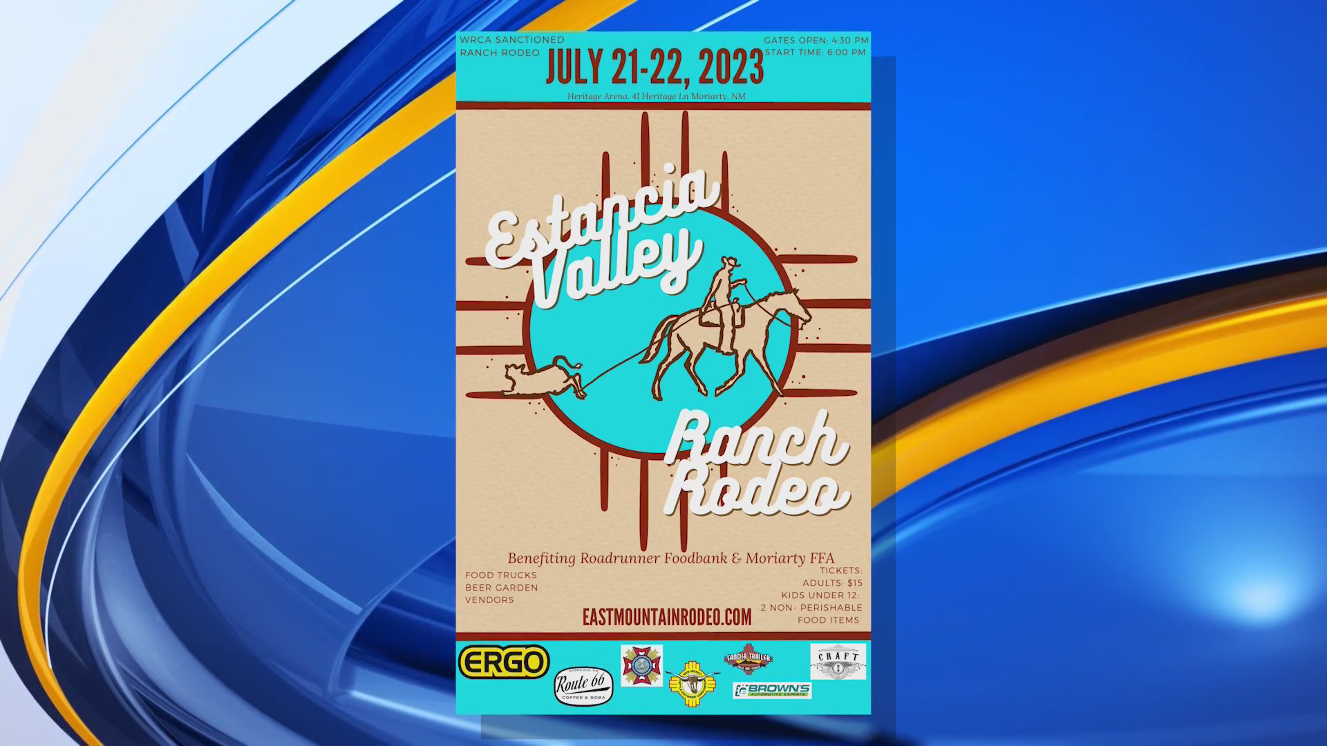 Estancia Valley Ranch Rodeo partners with Roadrunner Food Bank