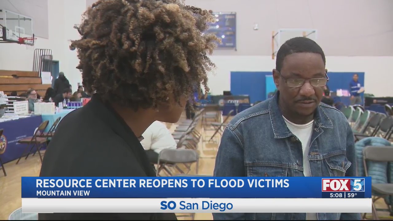 Resource Center Reopens To Flood Victims – FOX 5 San Diego & KUSI News