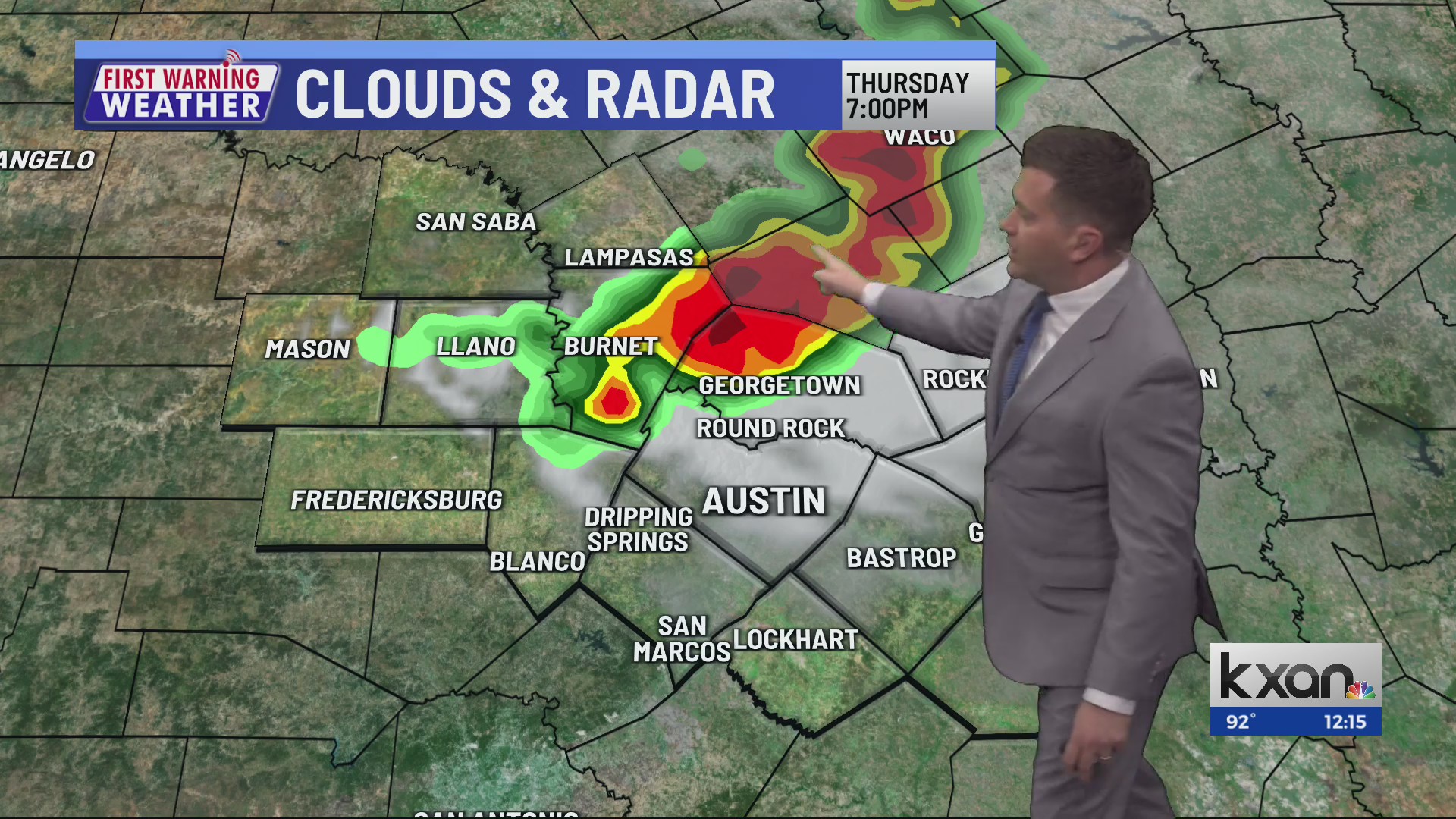 First Warning Weather with Meteorologist Nick Bannin KXAN Austin