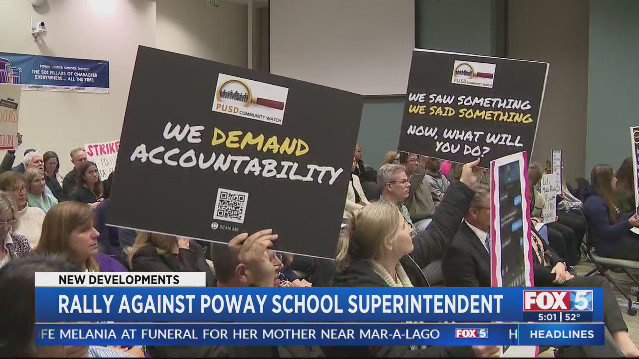 Parents, Students Rally Against School Superintendent In Poway – FOX 5 San  Diego & KUSI News