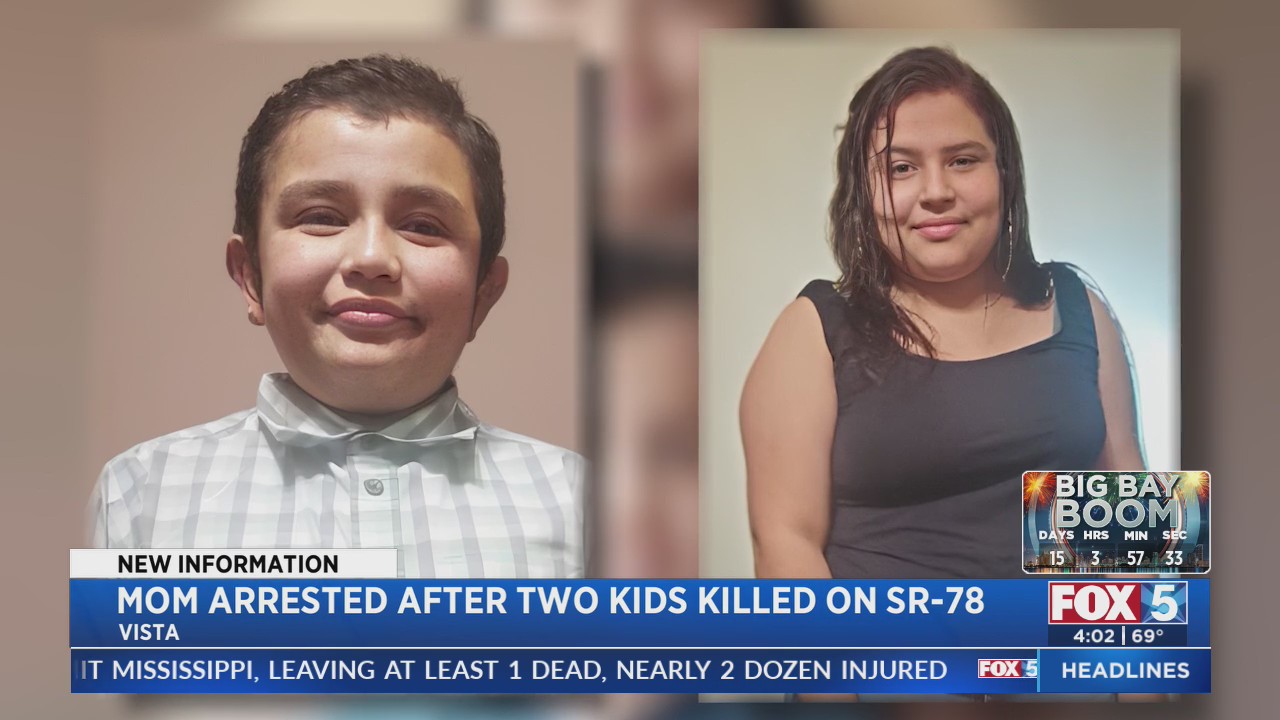 Mom Arrested After 2 Kids Killed On SR-78 – FOX 5 San Diego & KUSI News