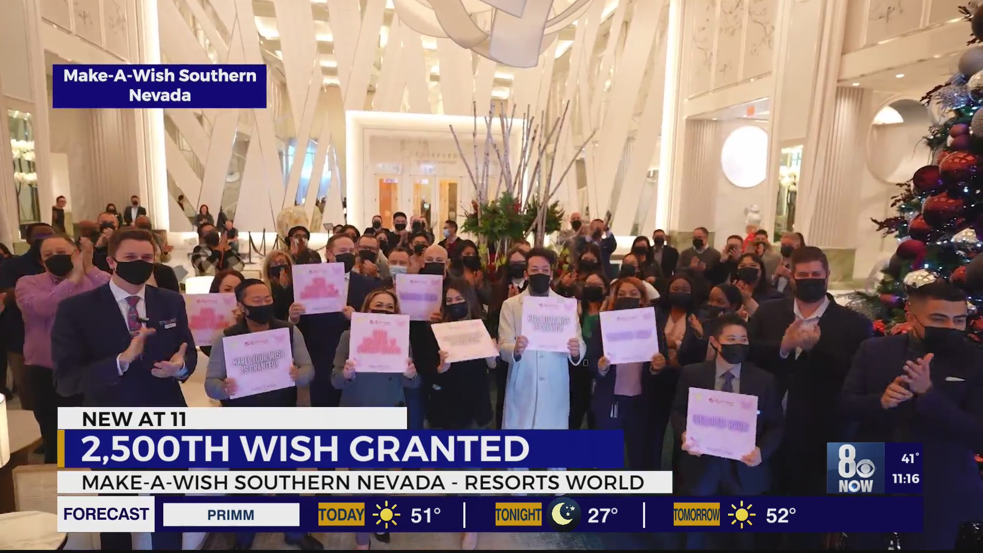 Las Vegas 10yearold granted wish far beyond expectations KLAS