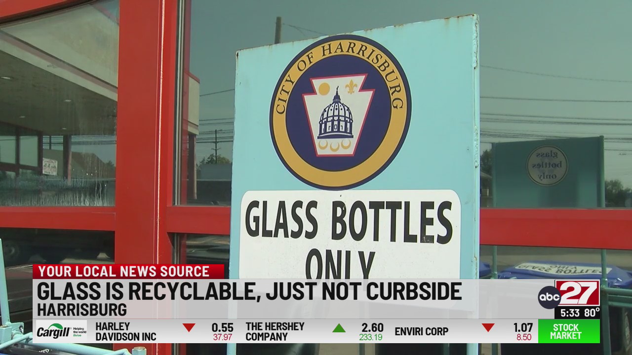Glass bottles not allowed in Harrisburg recycle bins ABC27