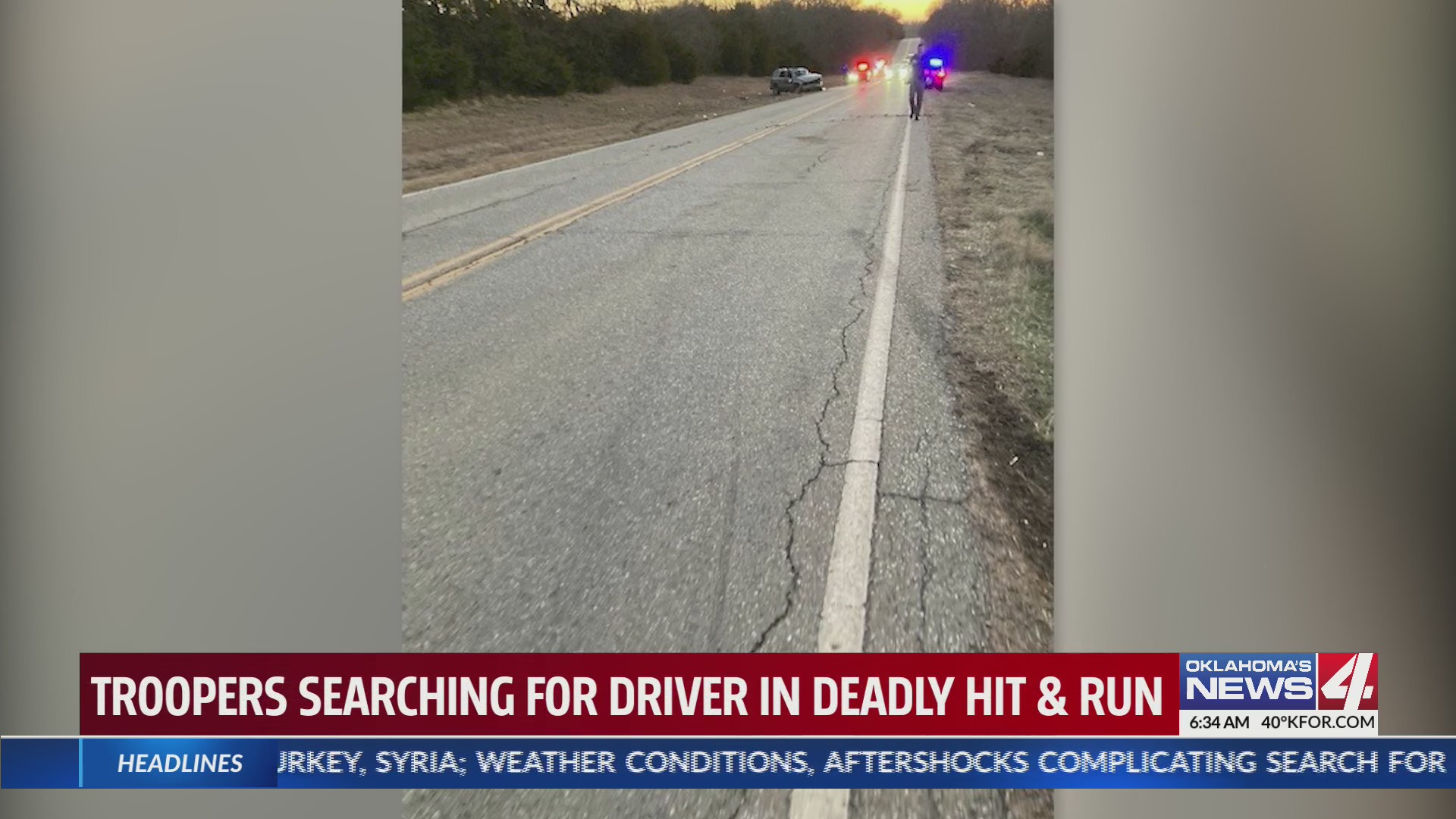 Troopers search for driver in deadly hit and run – KFOR.com Oklahoma City