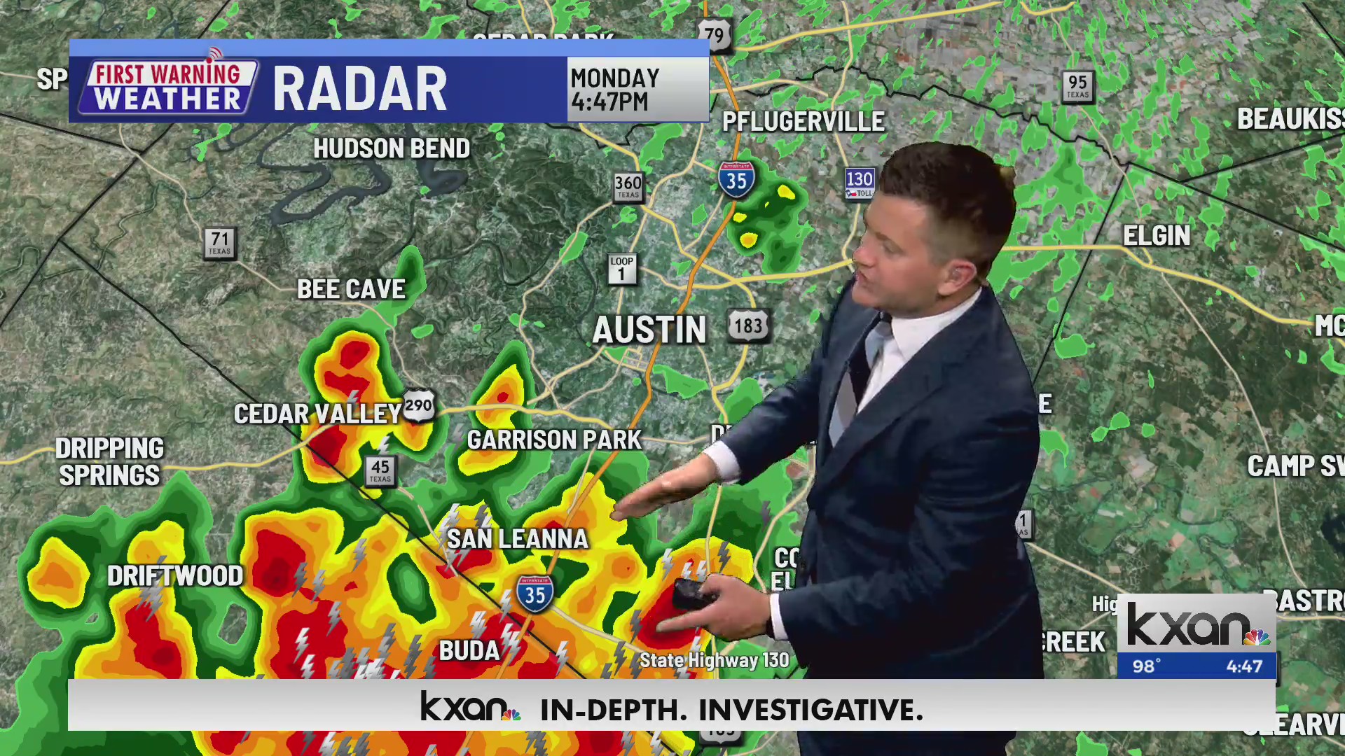 First Warning Weather with Meteorologist Nick Bannin KXAN Austin