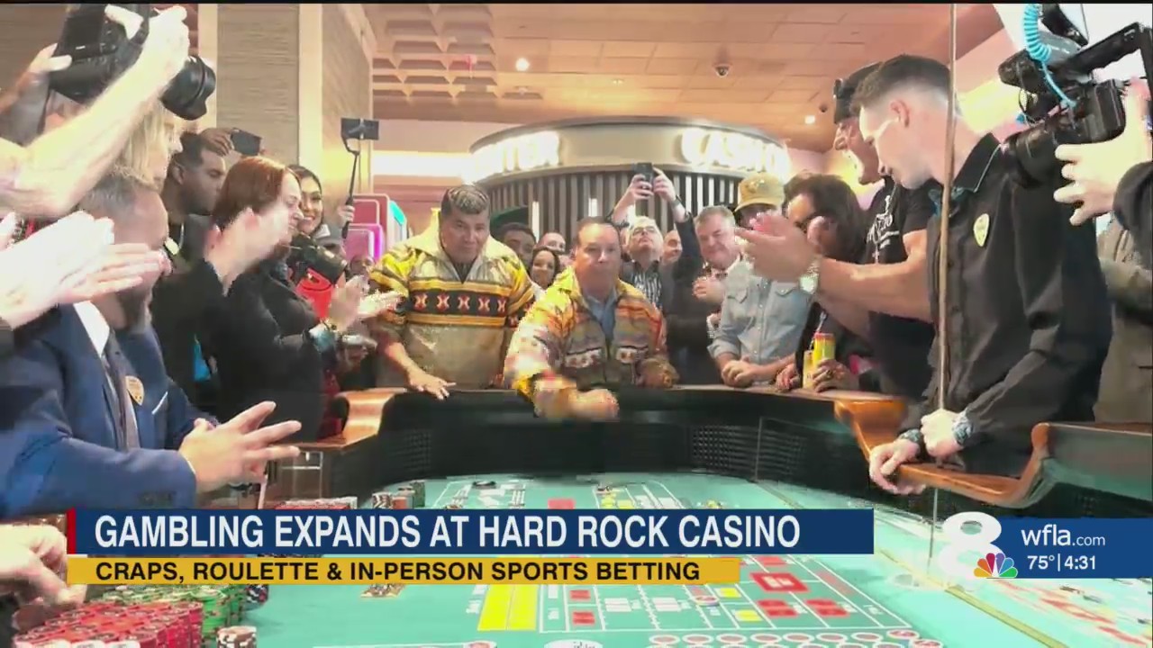 Tampa Hard Rock Casino debuts new games including inperson sports