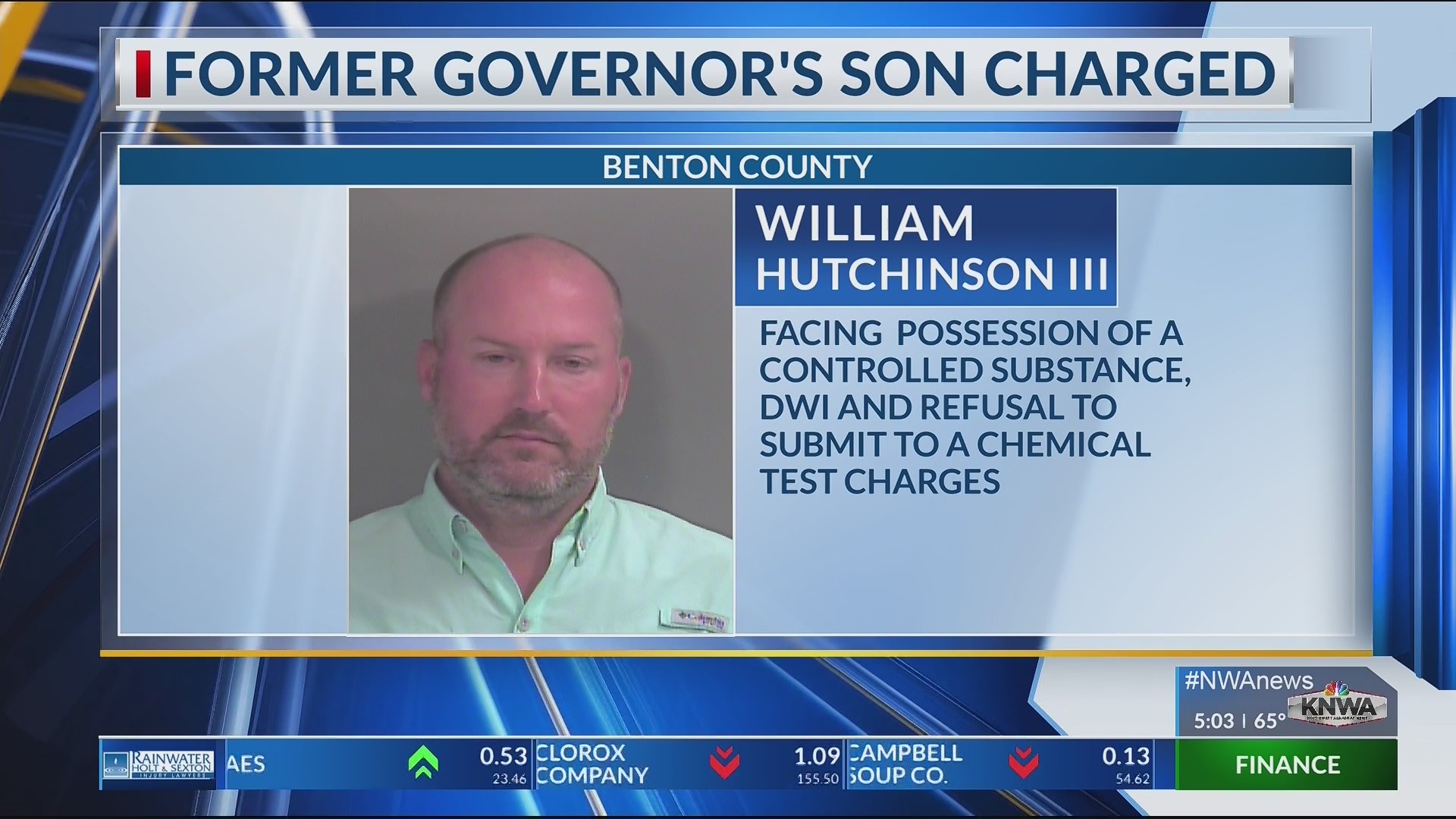 Former Governor’s son charged with felony – KNWA FOX24
