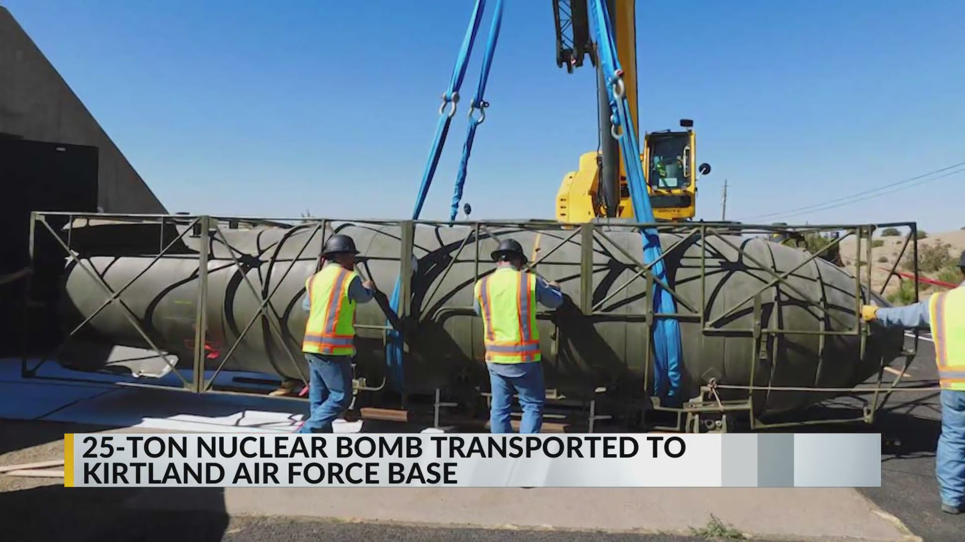Decades-old nuclear bomb set to be disposed at Kirtland Air Force Base ...
