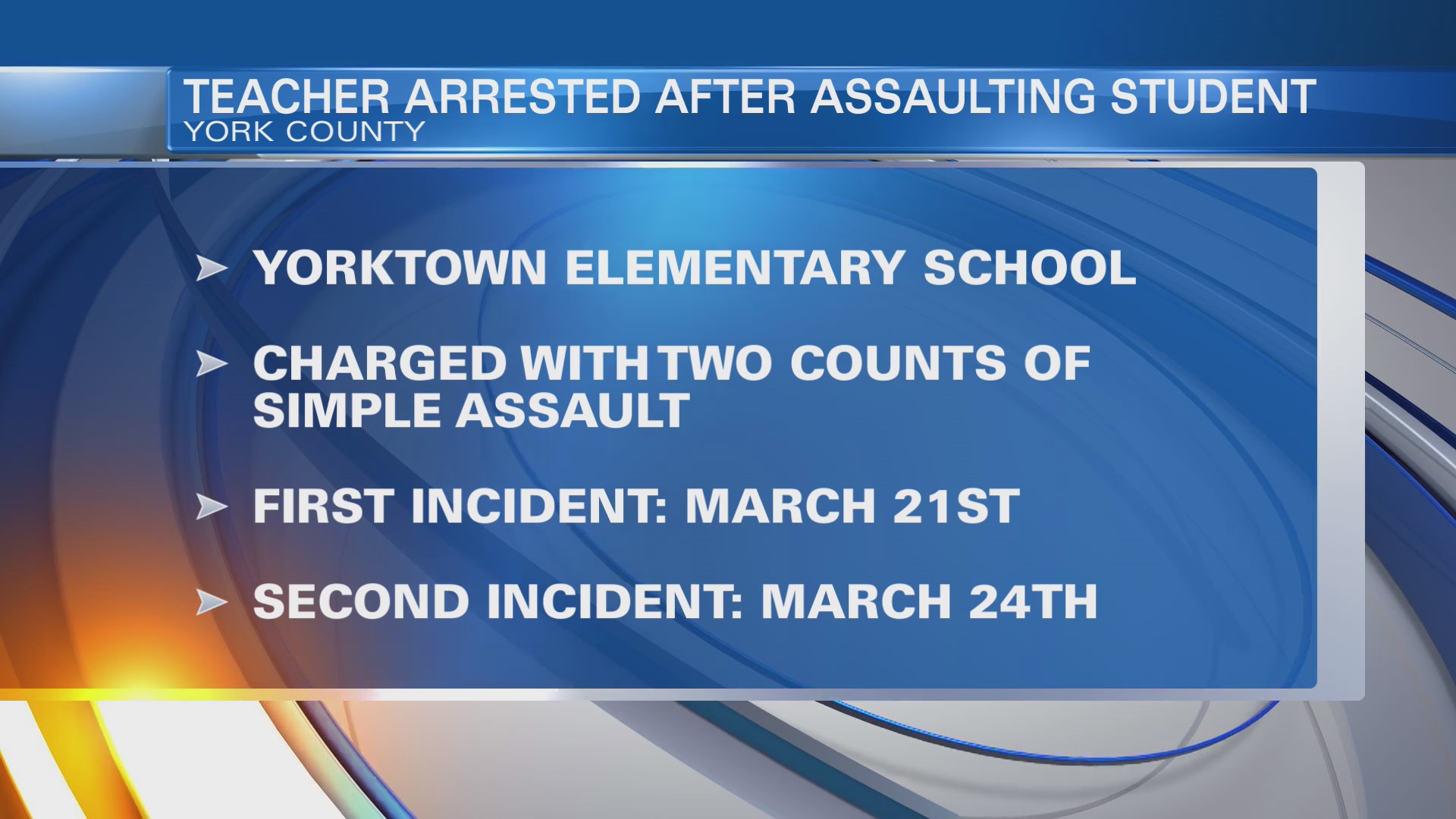 Yorktown Elementary teacher arrested for assaulting student, YPSO say