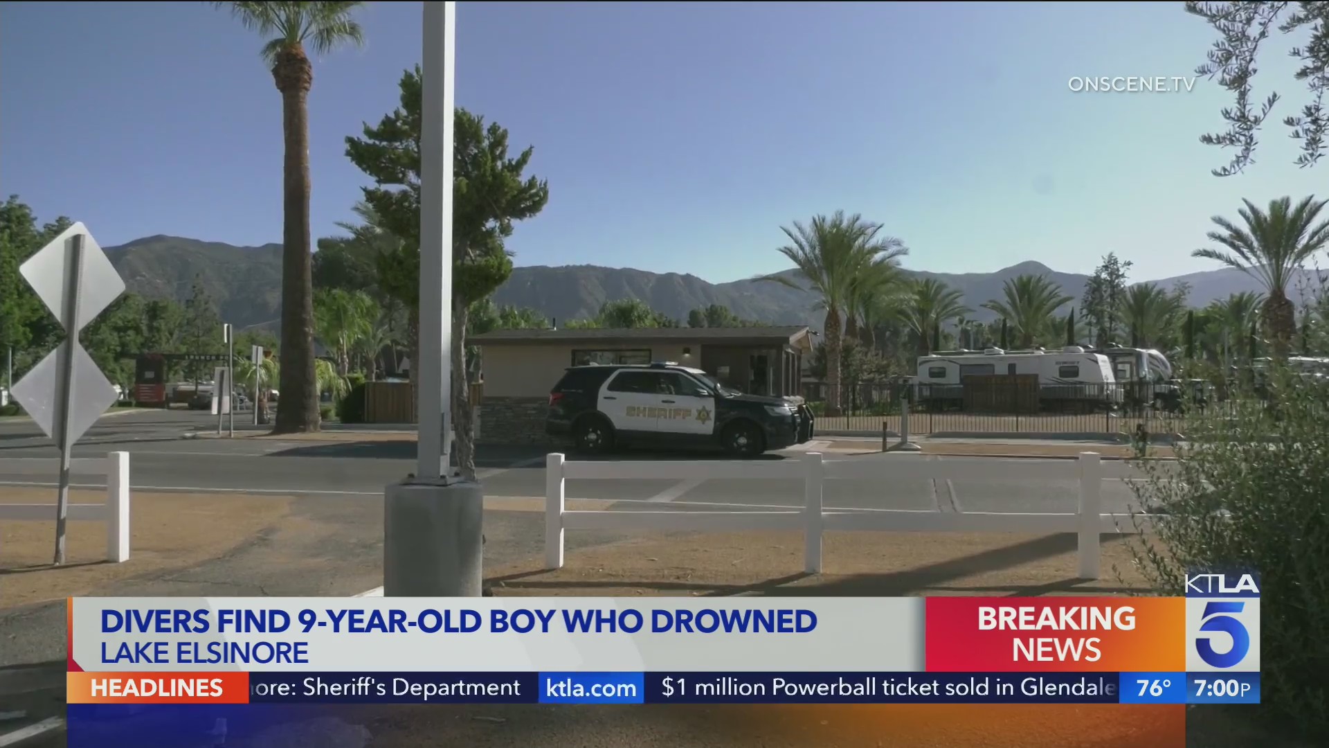 9yearold boy drowns in Lake Elsinore KTLA