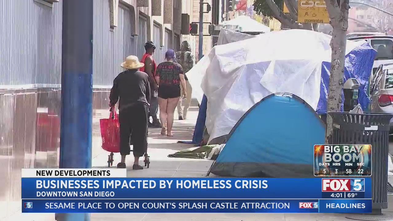 Businesses Impacted By Homeless Crisis – FOX 5 San Diego & KUSI News