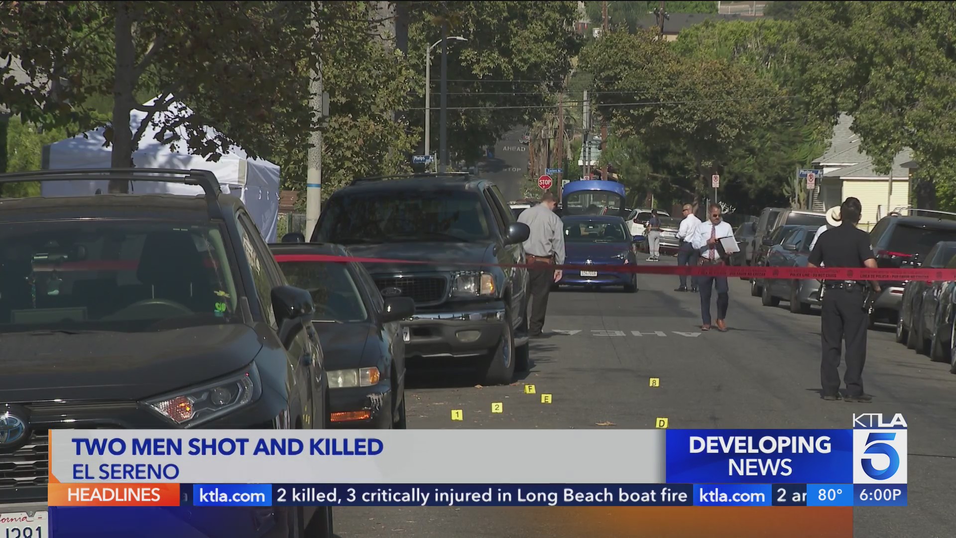 Police investigating double homicide in El Sereno – KTLA