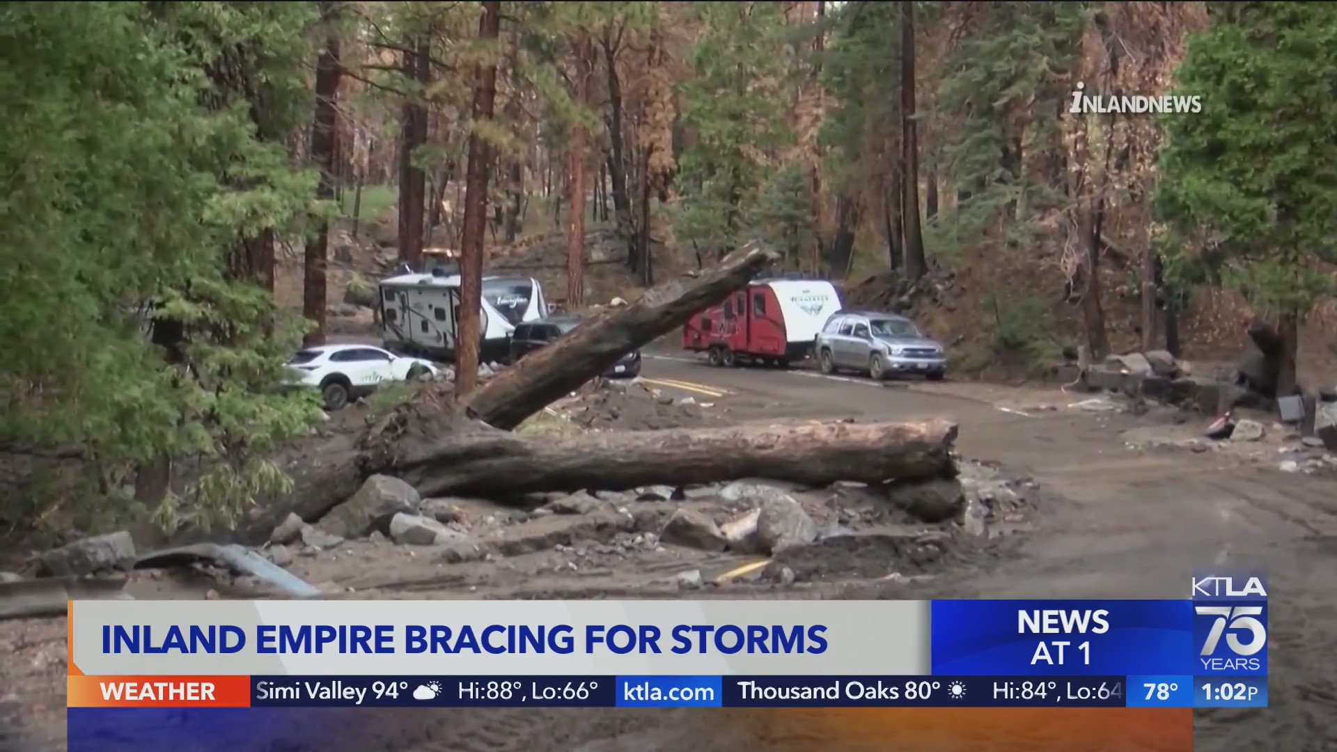 Inland Empire bracing for storms – KTLA