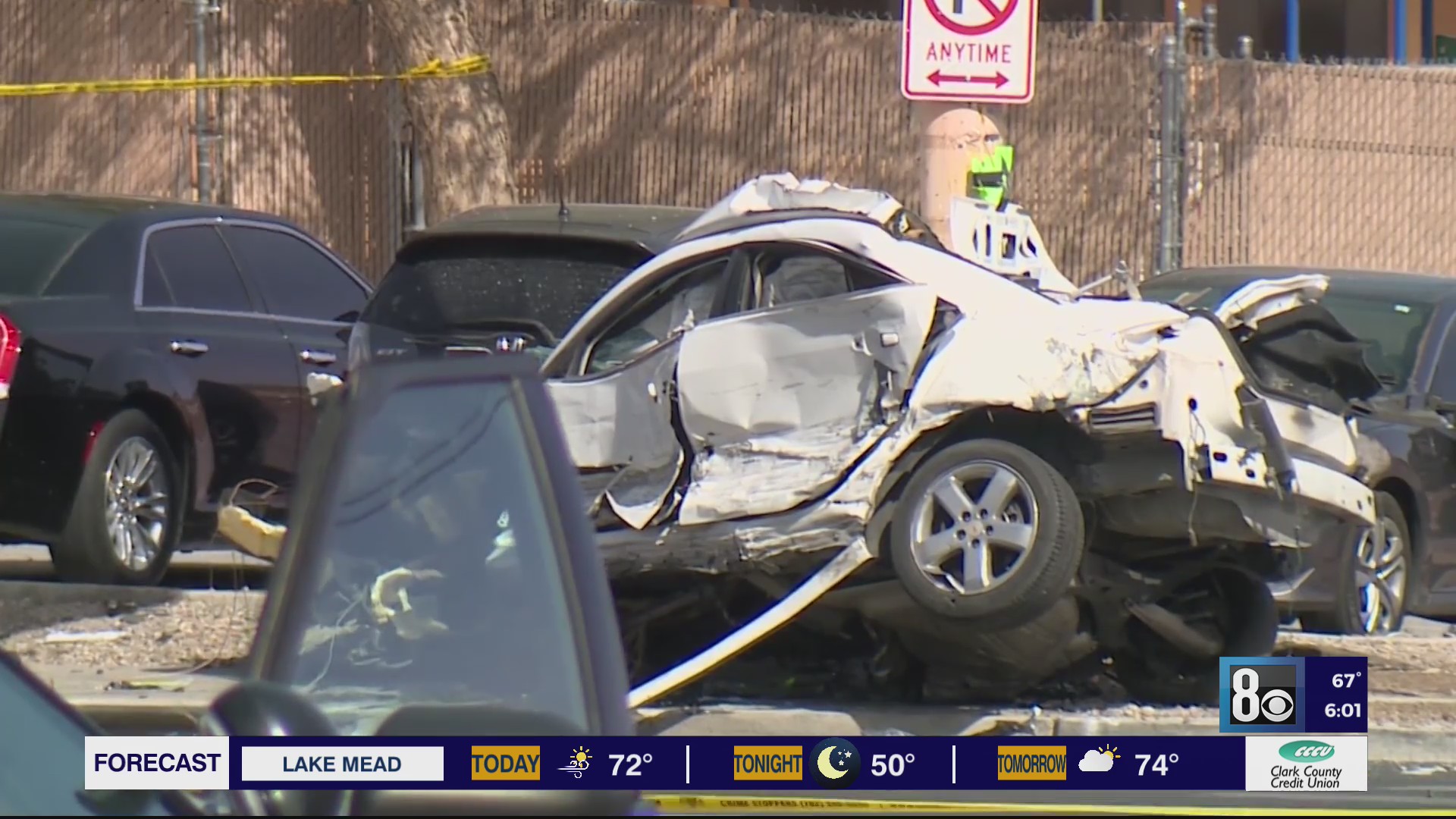 2 teenagers killed in crash after running red light in southeast Las ...