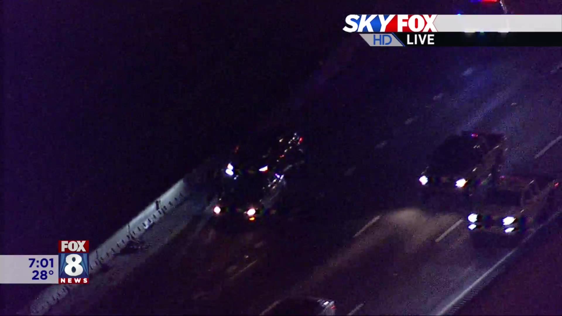 One lane closed after crash on I-90 West before I-77 split – Fox 8 ...