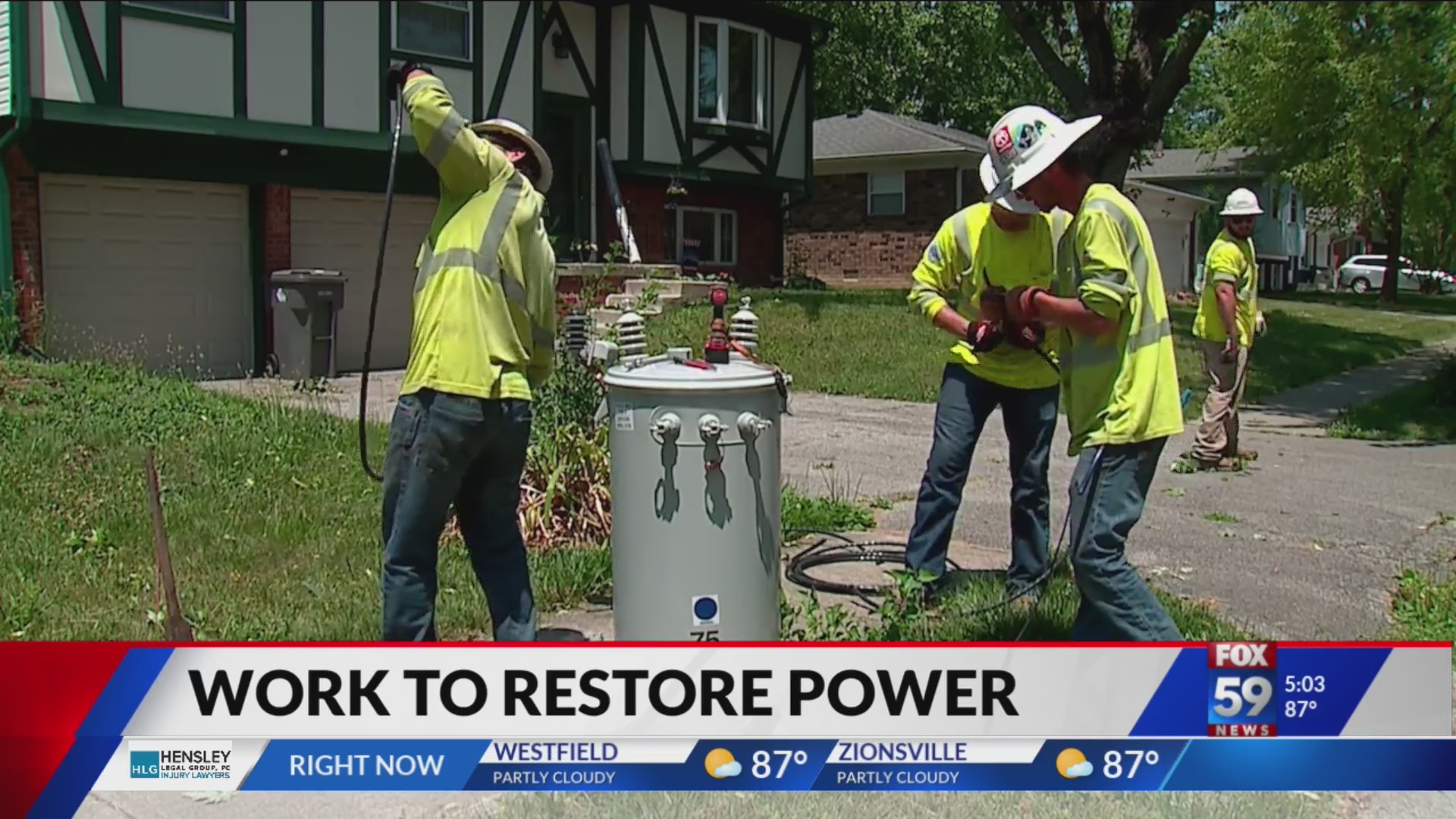 AES working to restore power after strong storms – Fox 59