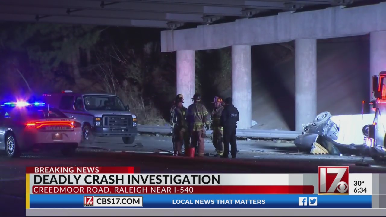 Deadly crash on Creedmoor Road