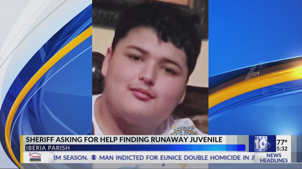 Sheriff asking for help finding runaway juvenile from Iberia Parish ...