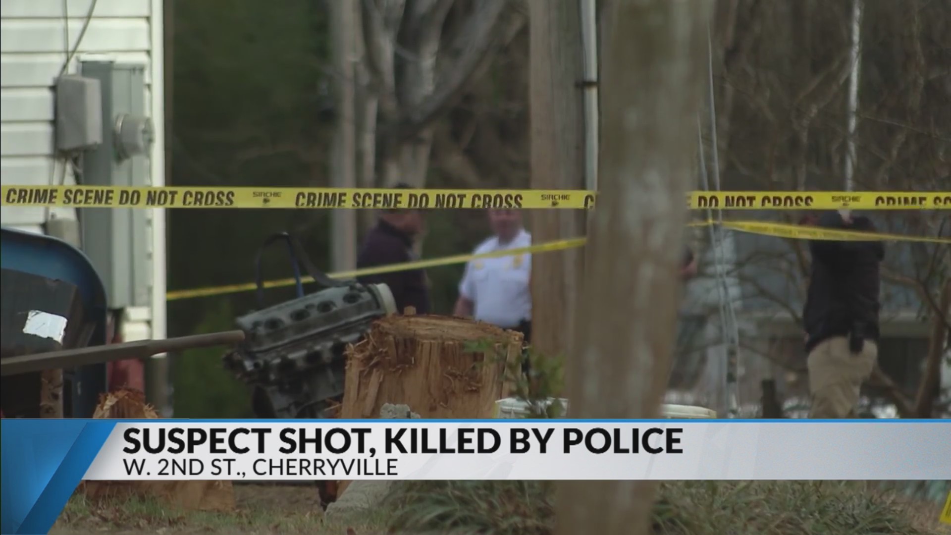 Suspect shot dead by police after assaulting friend, Cherryville