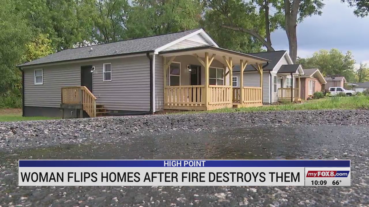 Woman flips High Point homes after fire destroys them – FOX8 WGHP