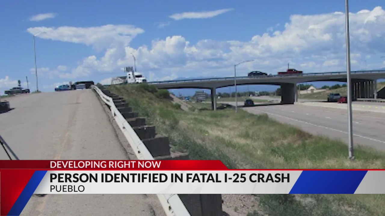 Person identified in fatal I-25 crash near Pueblo Boulevard – FOX21